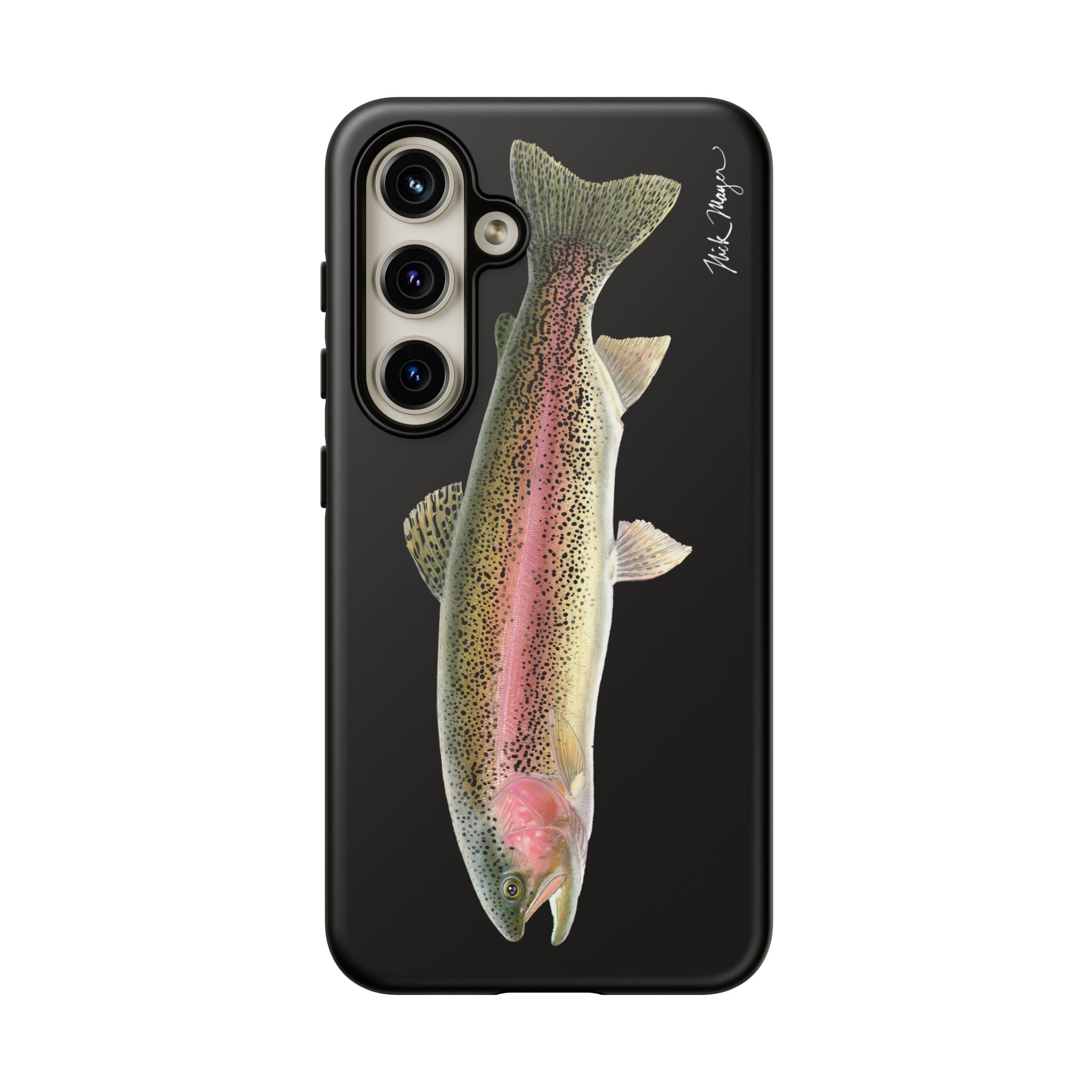 Rainbow Trout Black Phone Case (Samsung) Printify