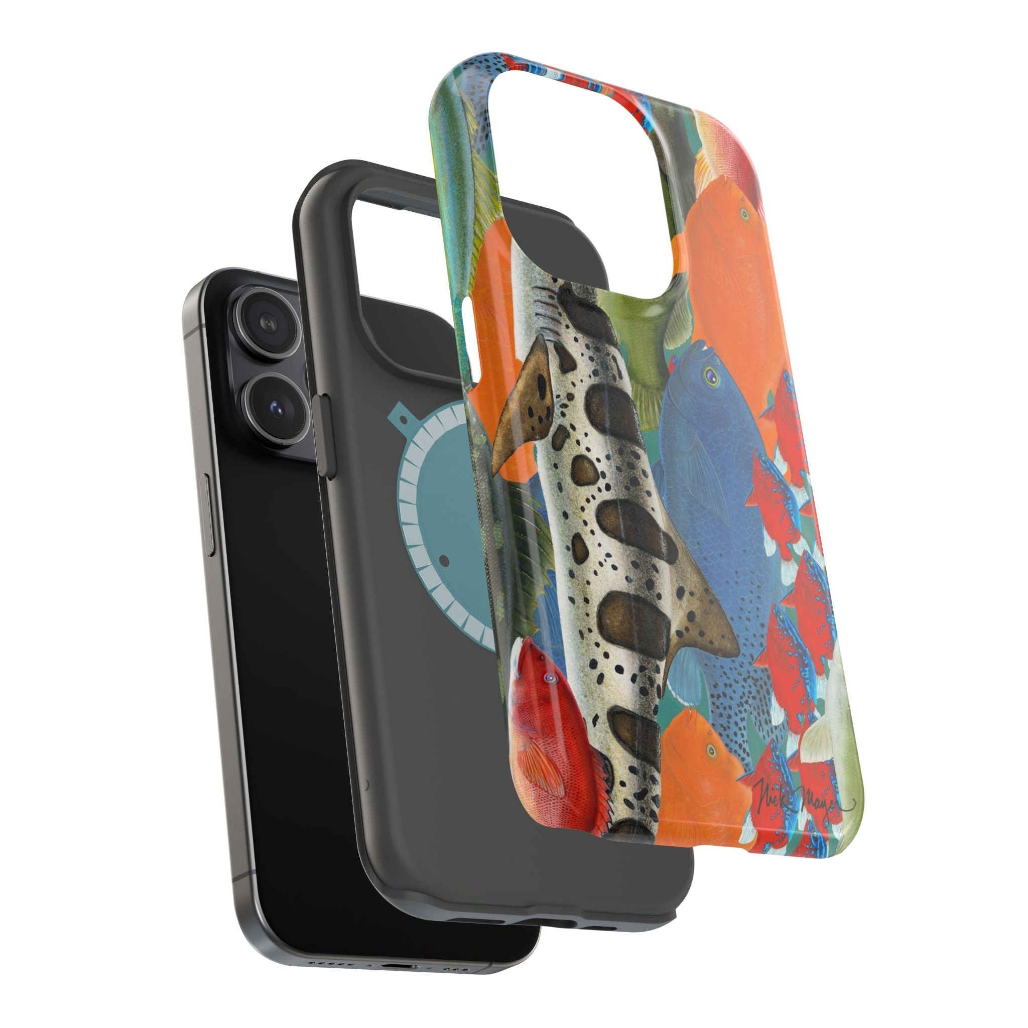 California Dive Fish MagSafe iPhone Case