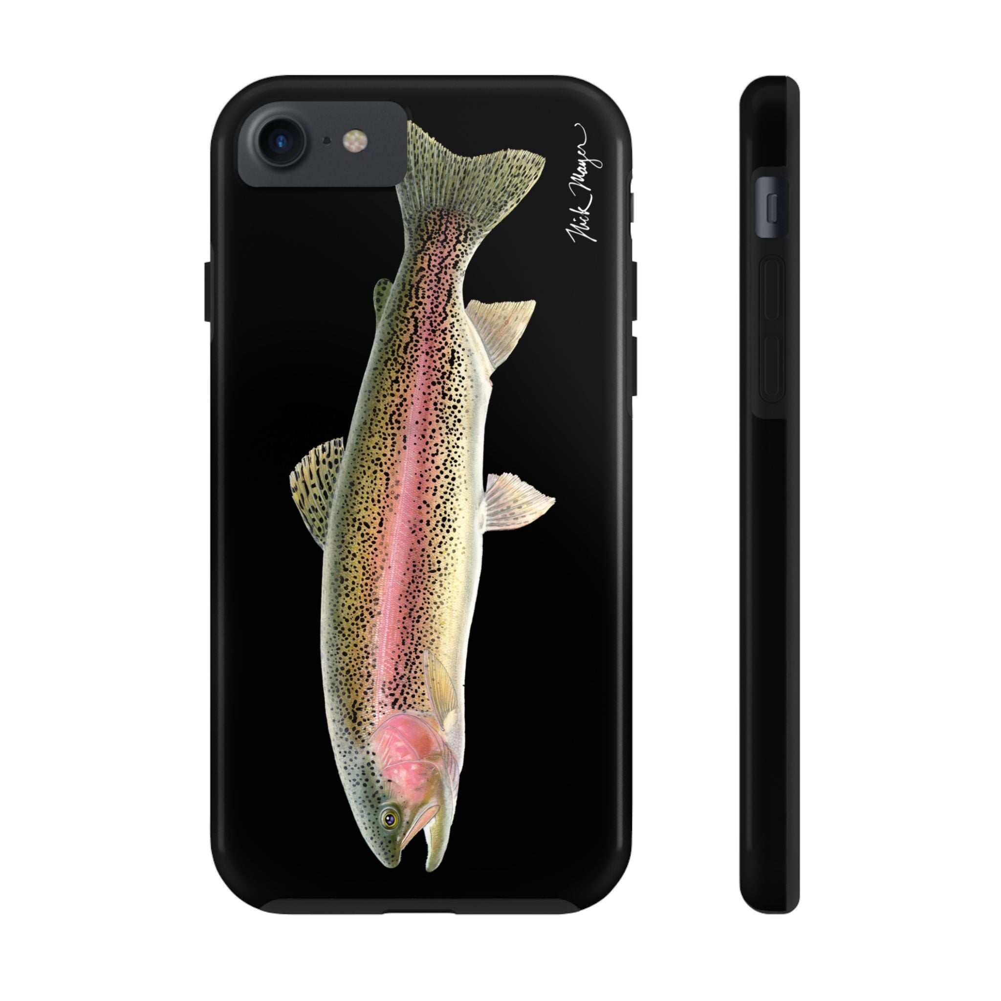 Rainbow Trout Black Phone Case (iPhone)