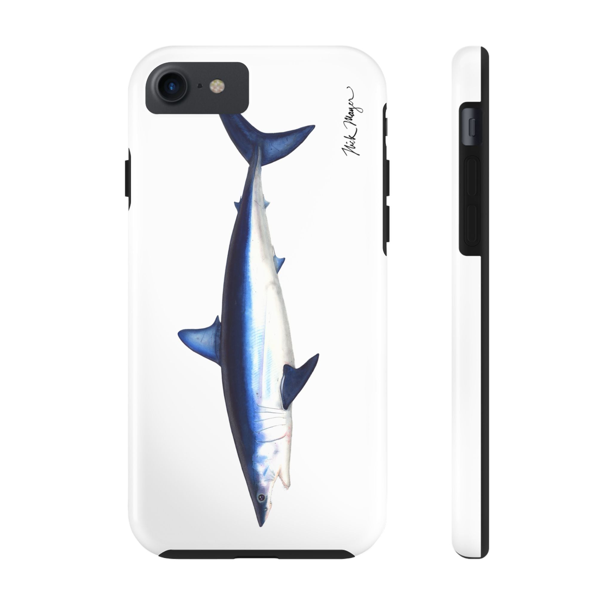 Mako Shark White Phone Case (iPhone)