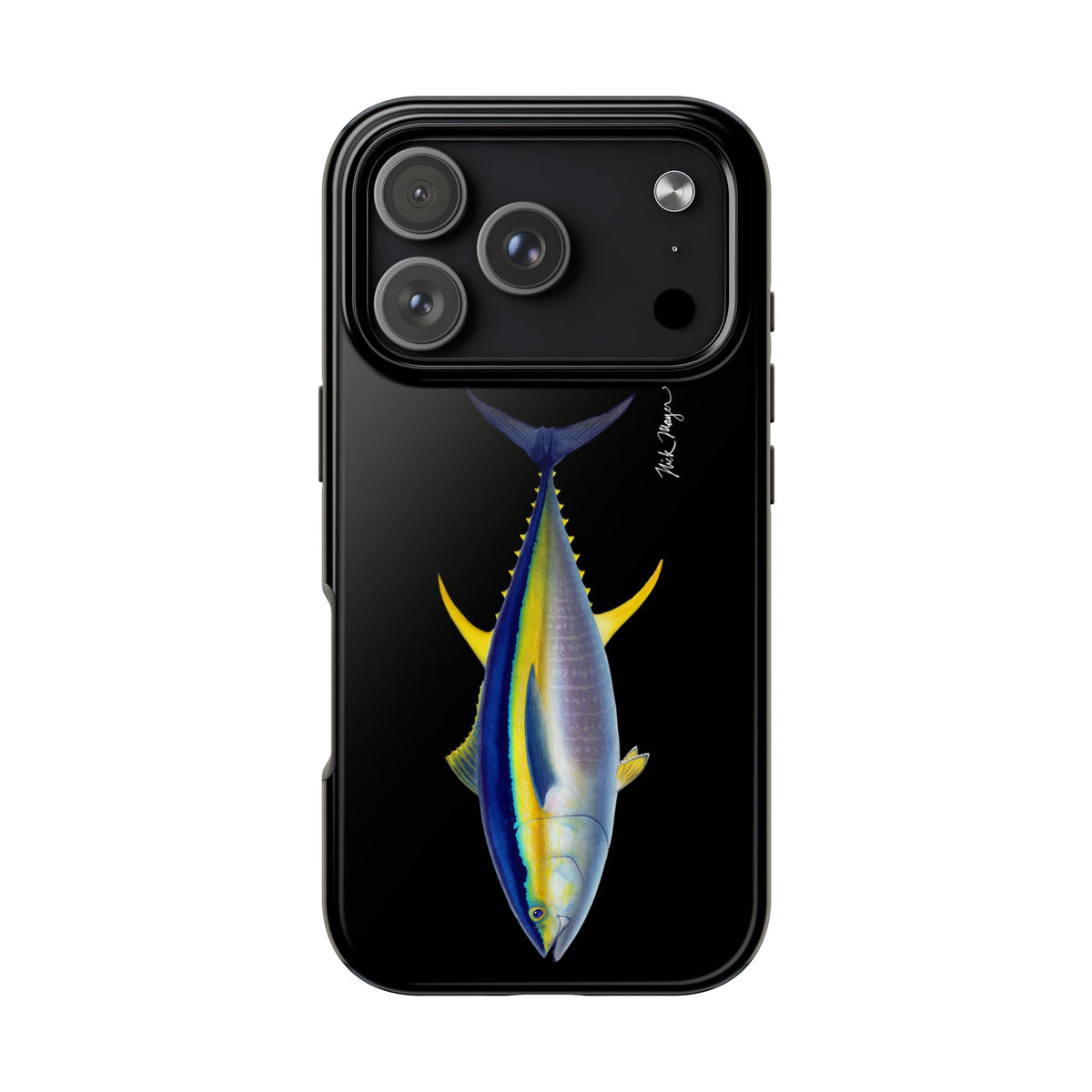 Yellowfin Tuna Black Phone Case (iPhone) Printify