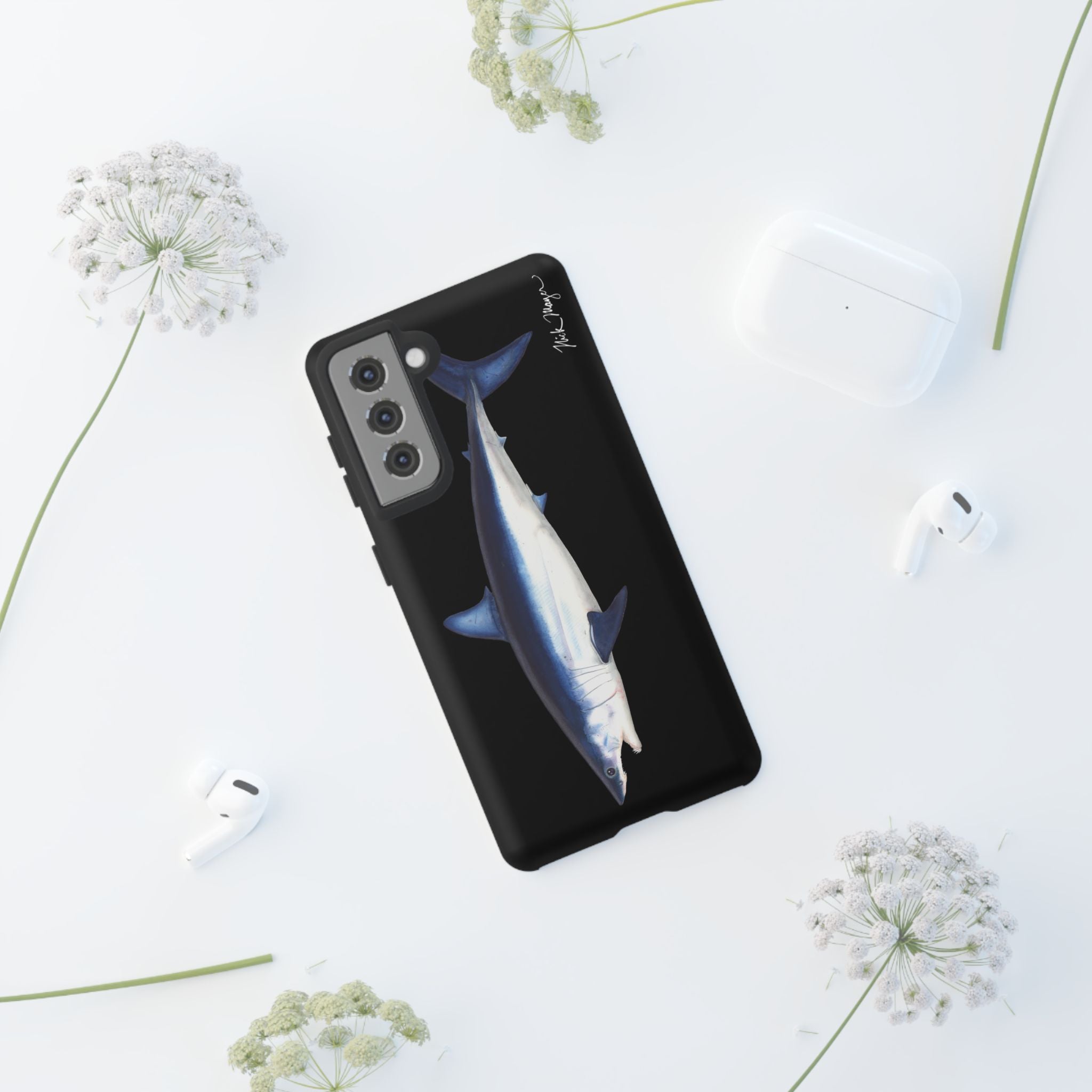 Mako Shark Black Phone Case (Samsung)