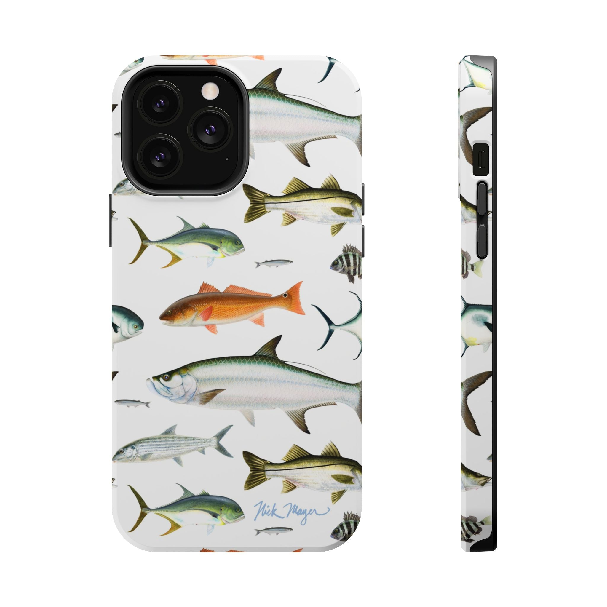 Southern Fish White MagSafe iPhone Case