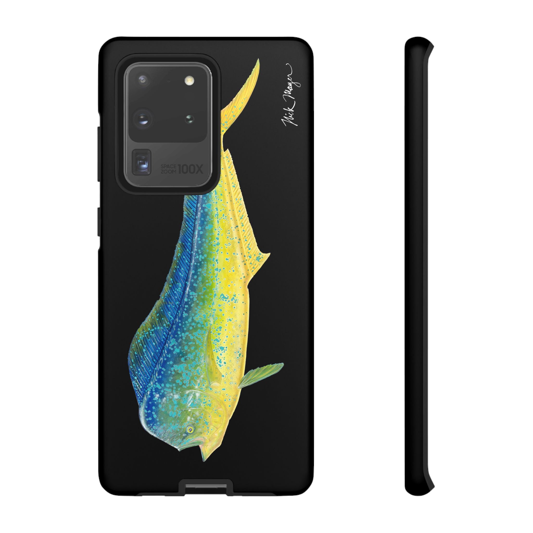 Bull Mahi Black Phone Case (Samsung) Printify