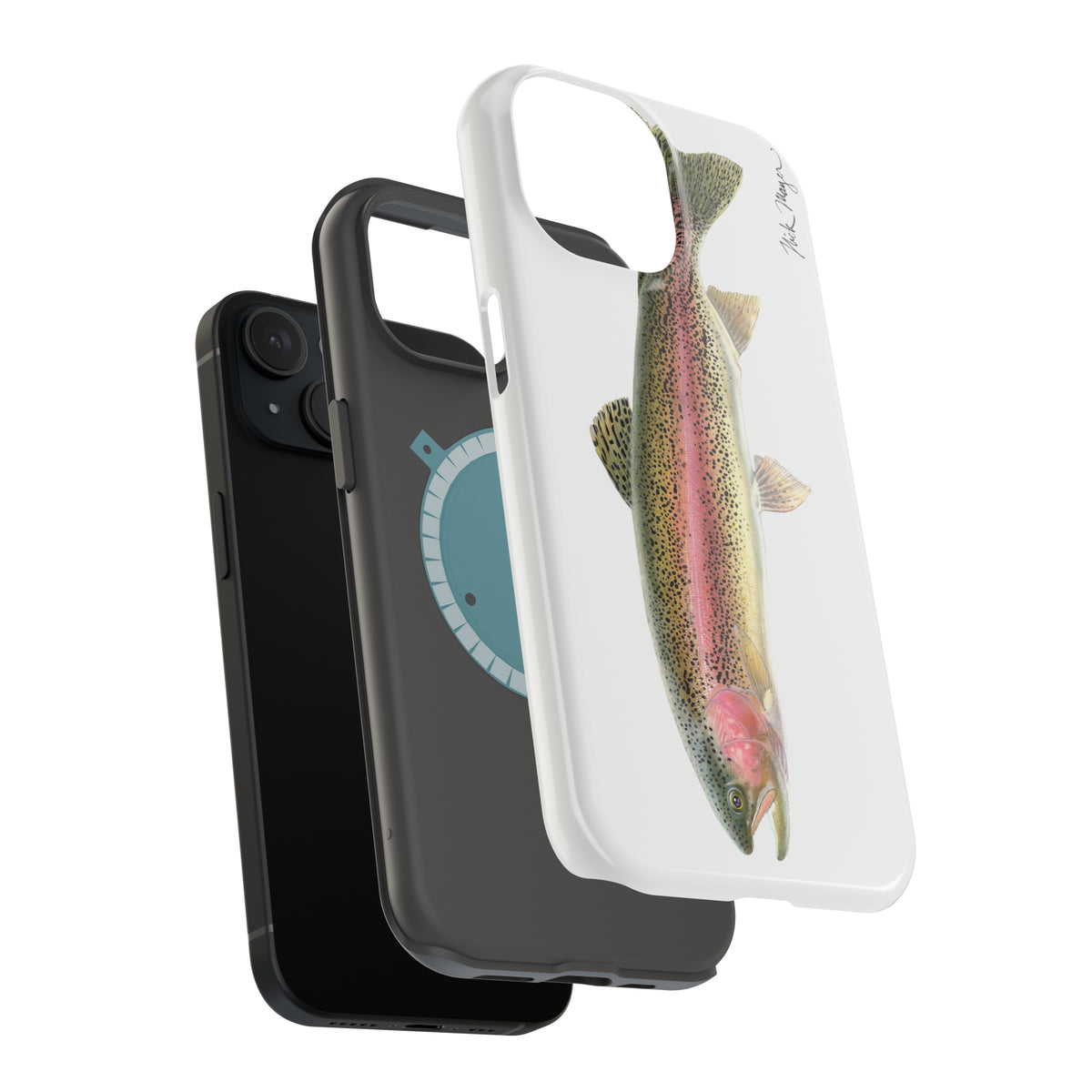 Rainbow Trout MagSafe iPhone Case