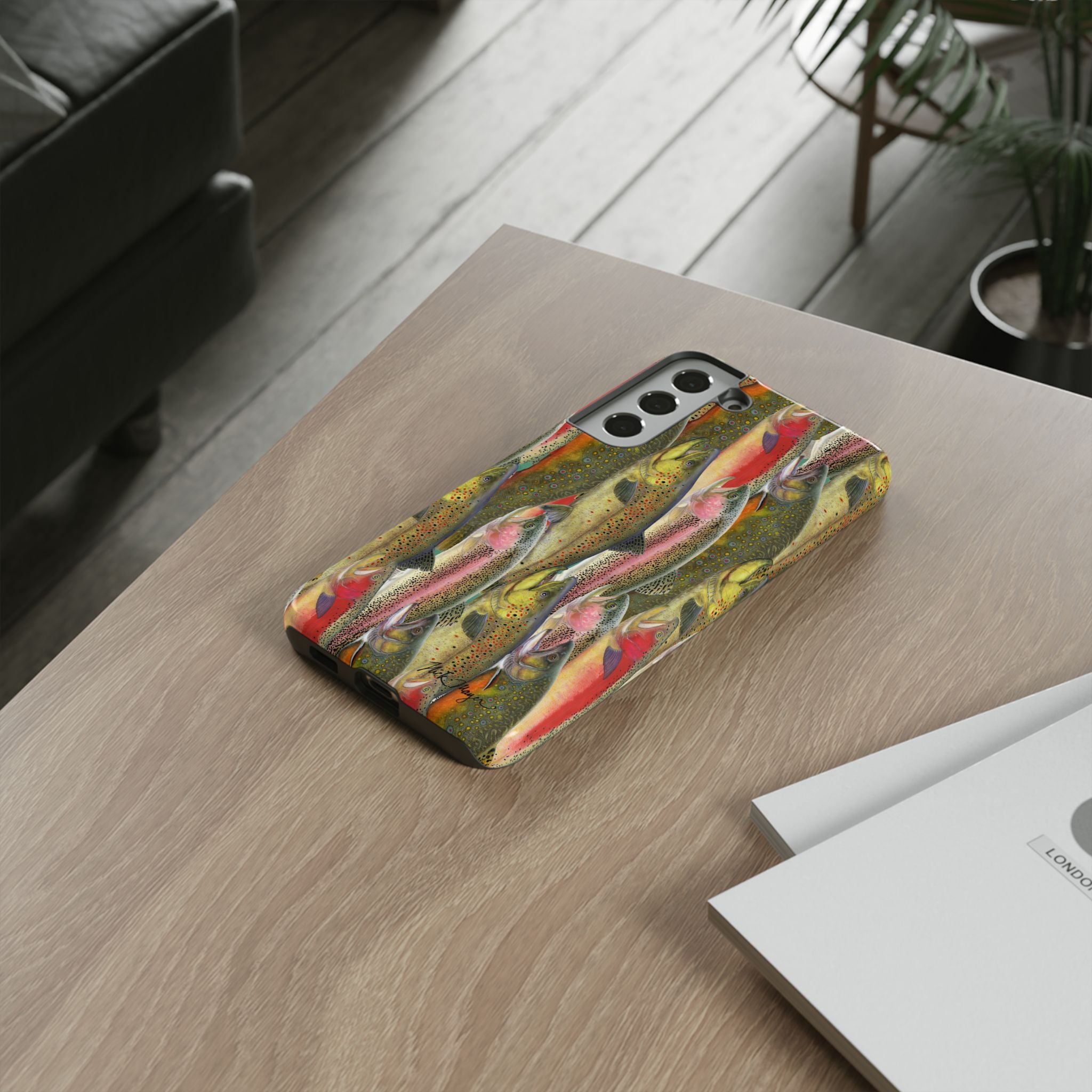 NEW Trout Angler Phone Case (Samsung) Printify