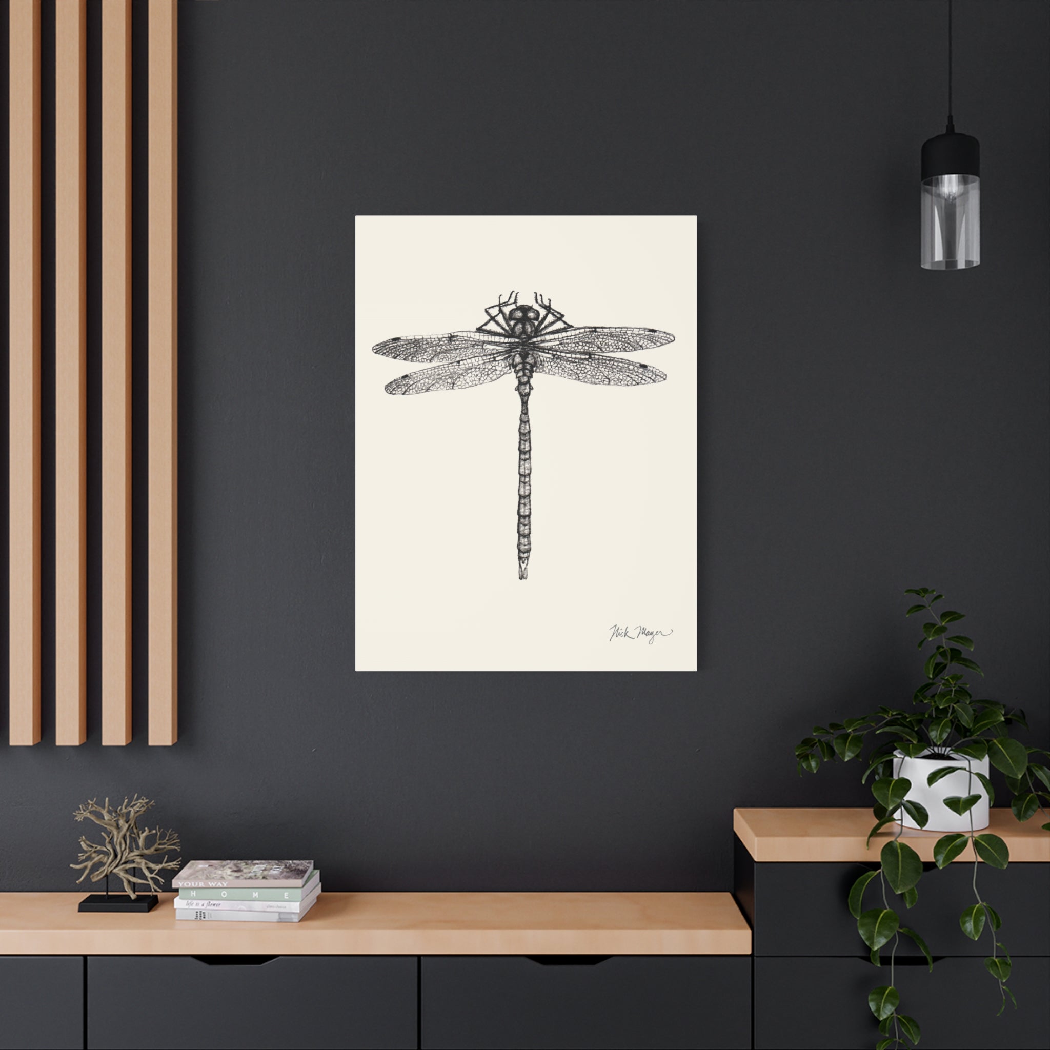 Dragonfly Canvas Print Printify
