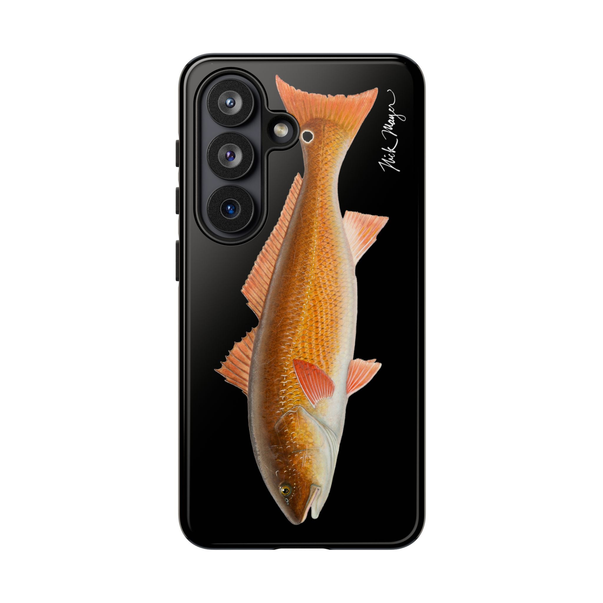 Redfish Black Phone Case (Samsung) Printify