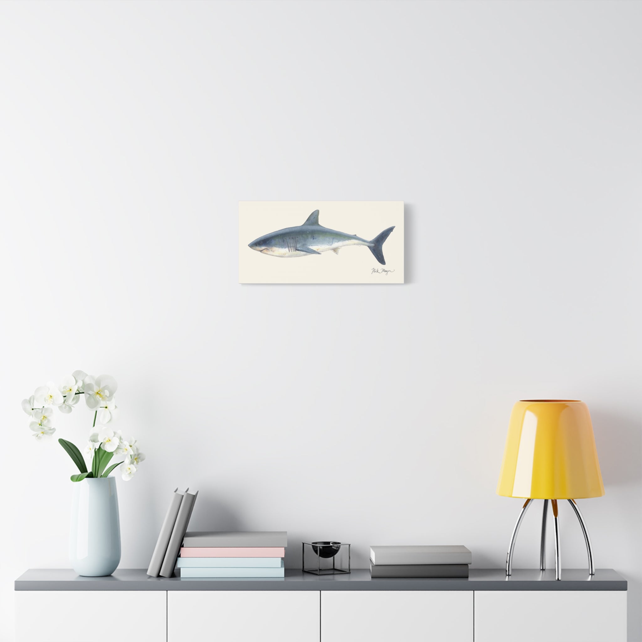 Great White Shark Canvas Print