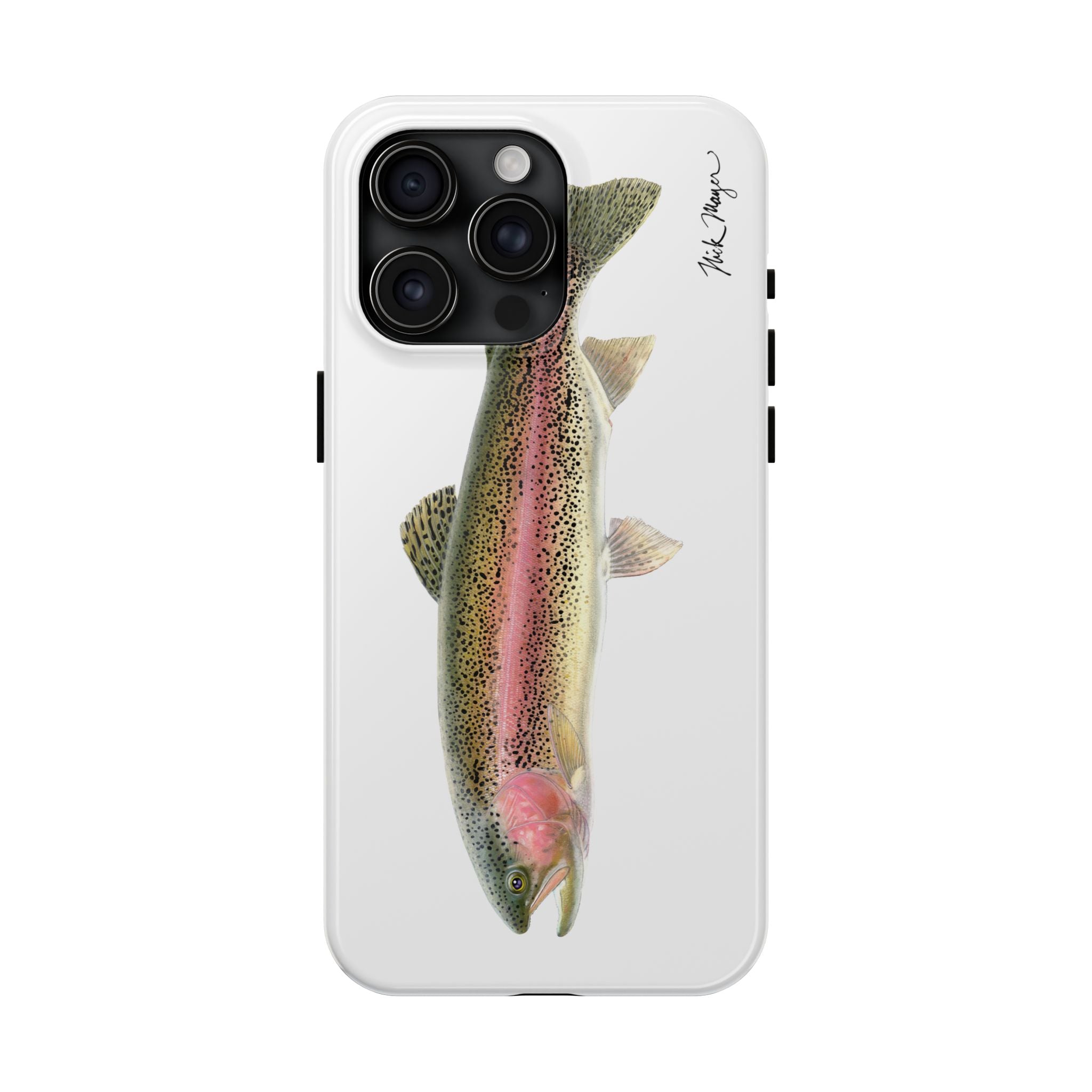 Rainbow Trout White Phone Case (iPhone)