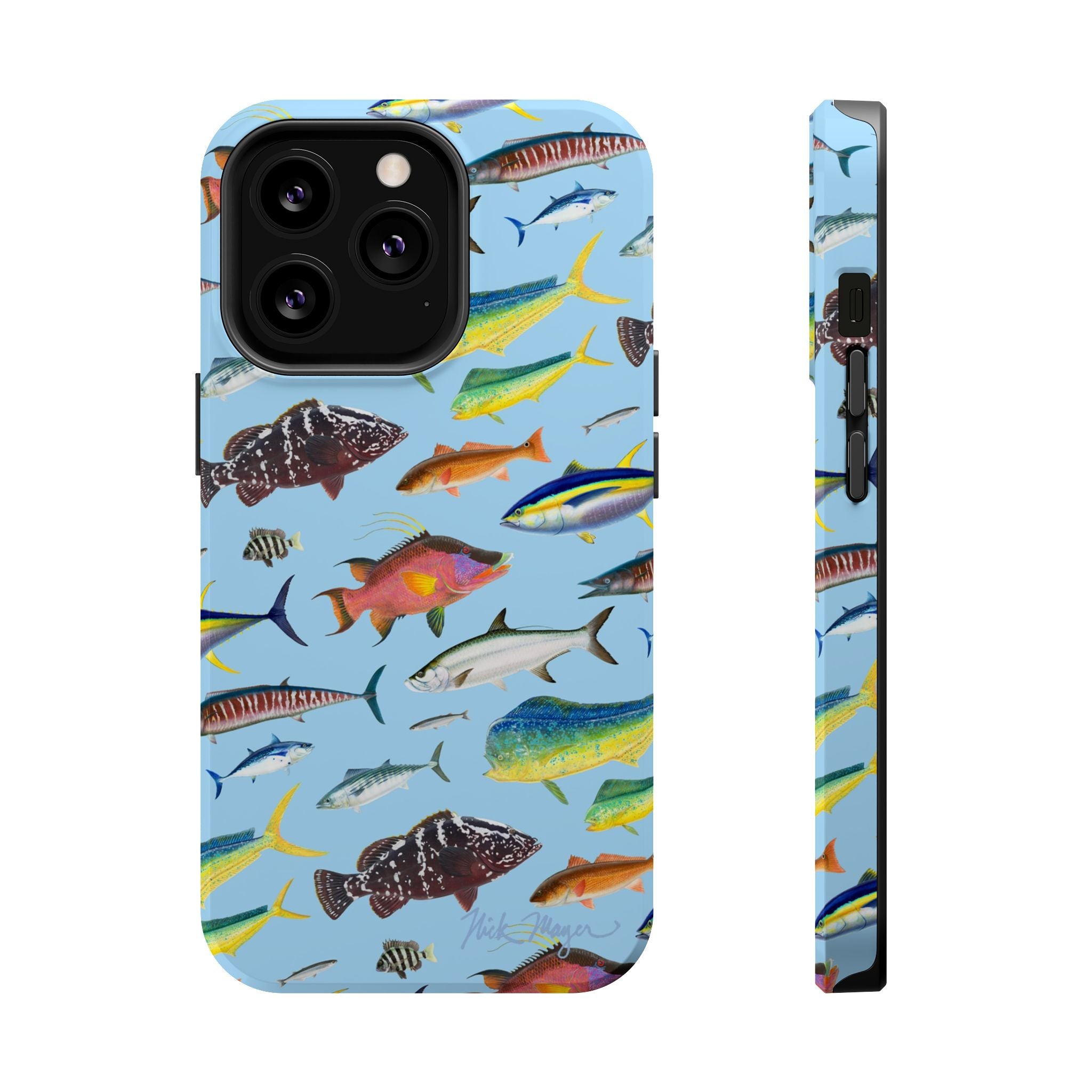 Southern Offshore Fish Blue MagSafe iPhone Case