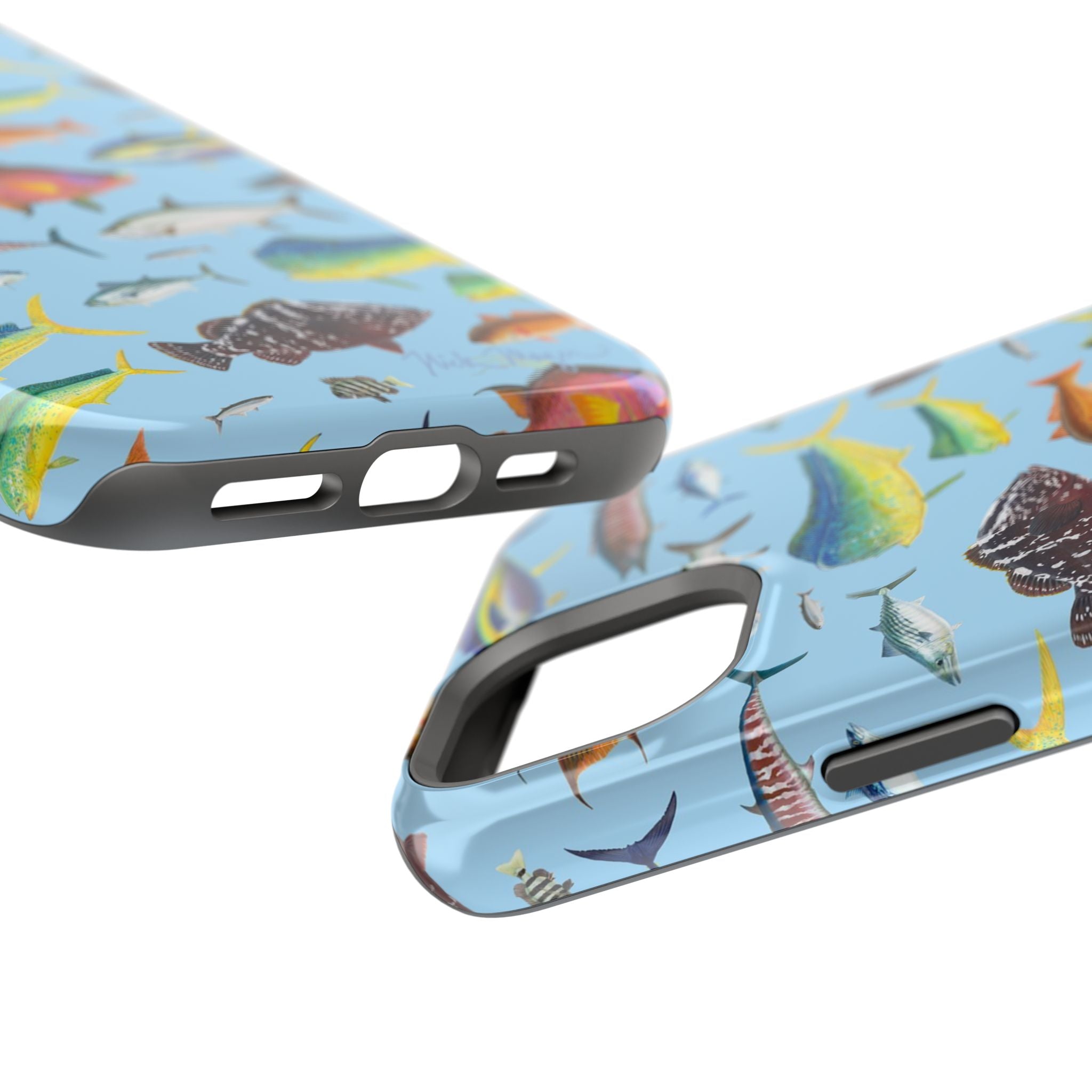 Southern Offshore Fish Blue MagSafe iPhone Case