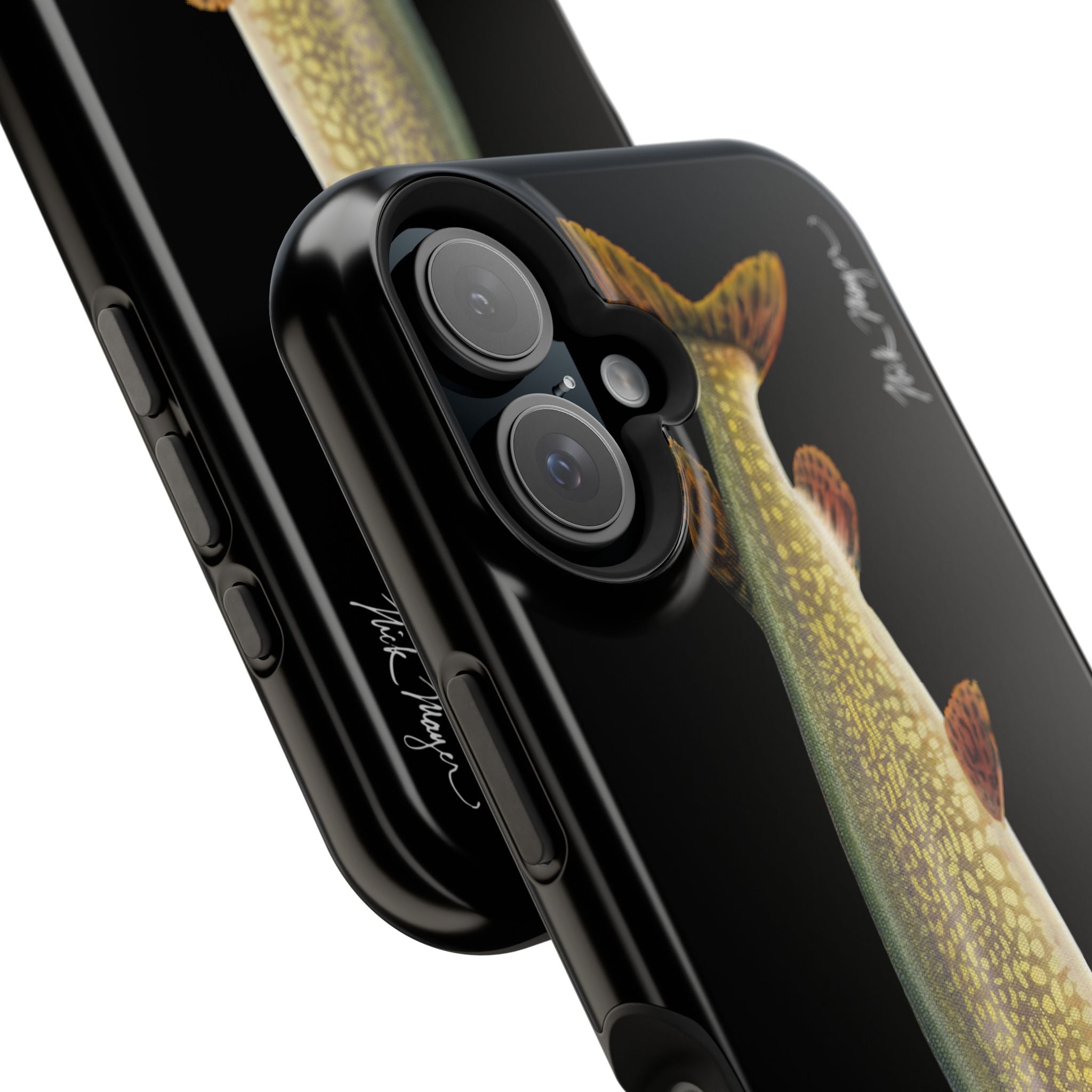 Northern Pike MagSafe Black iPhone Case Printify