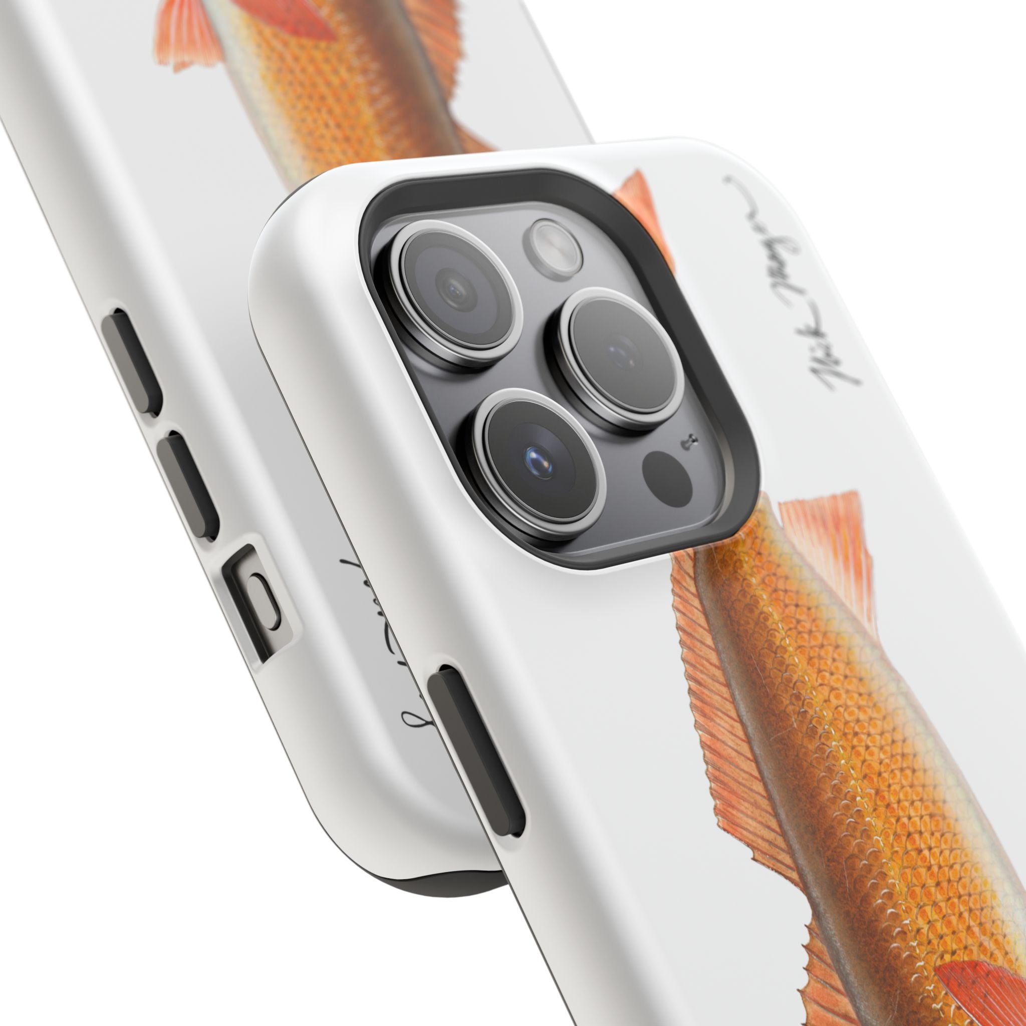 Redfish MagSafe White iPhone Case