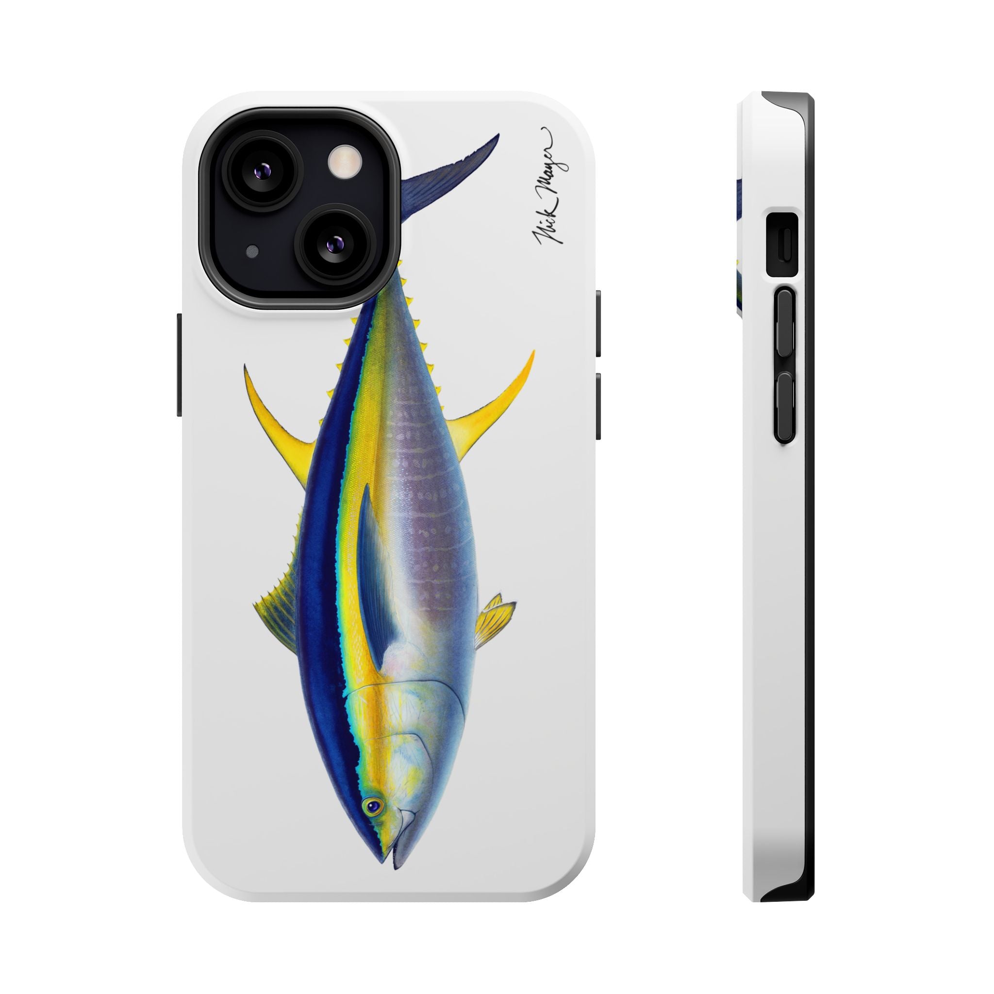 Yellowfin Tuna MagSafe White iPhone Case