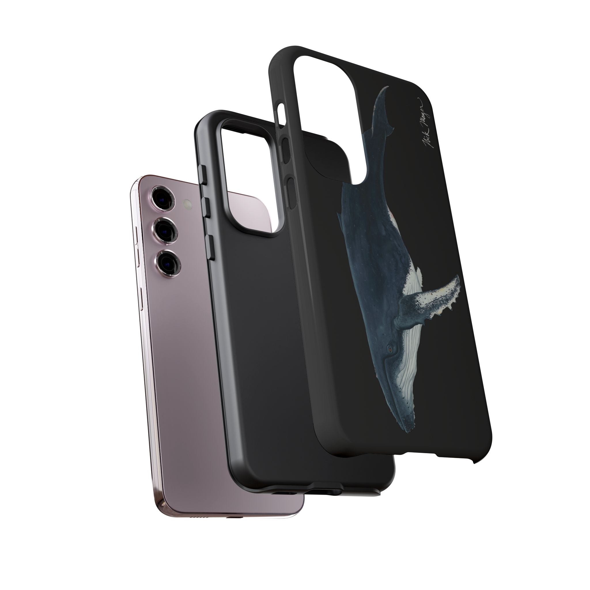 Humpback Black Phone Case (Samsung)