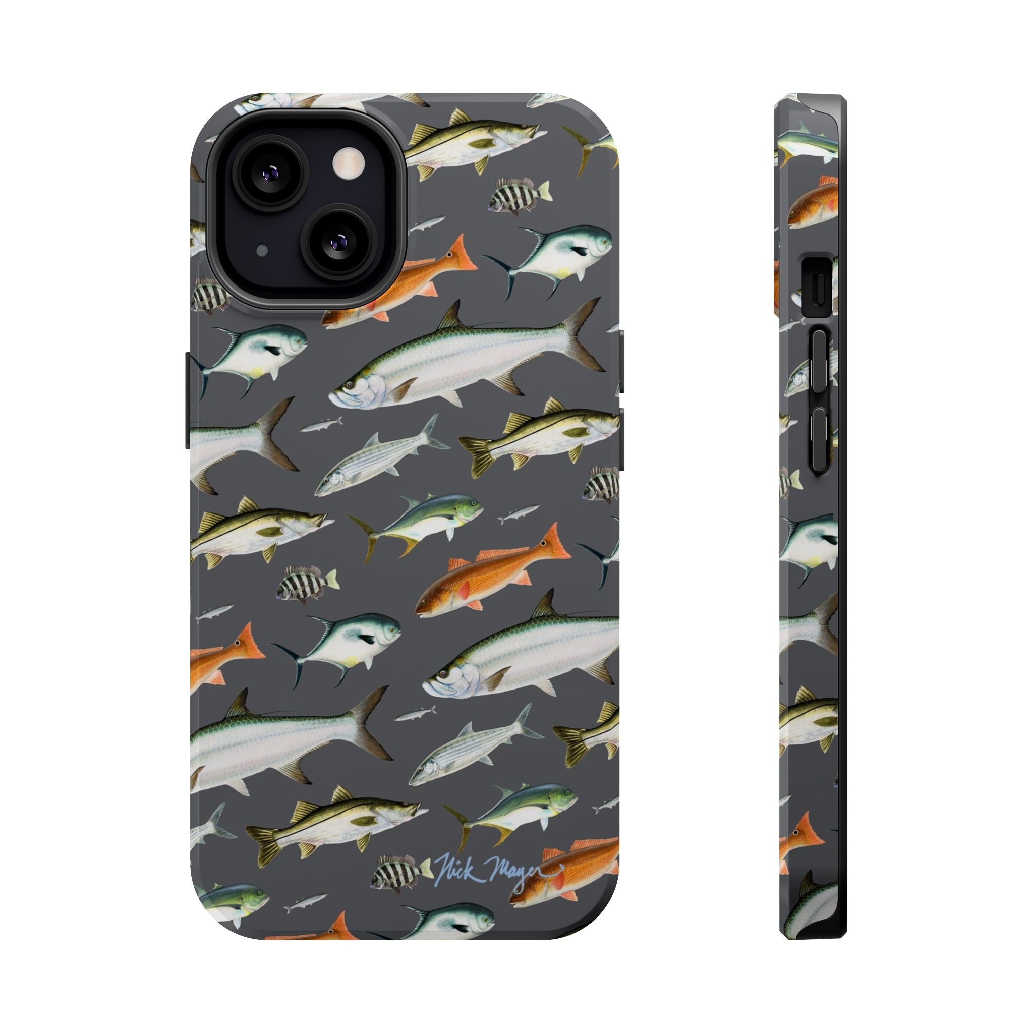 Southern Fish Grey MagSafe iPhone Case