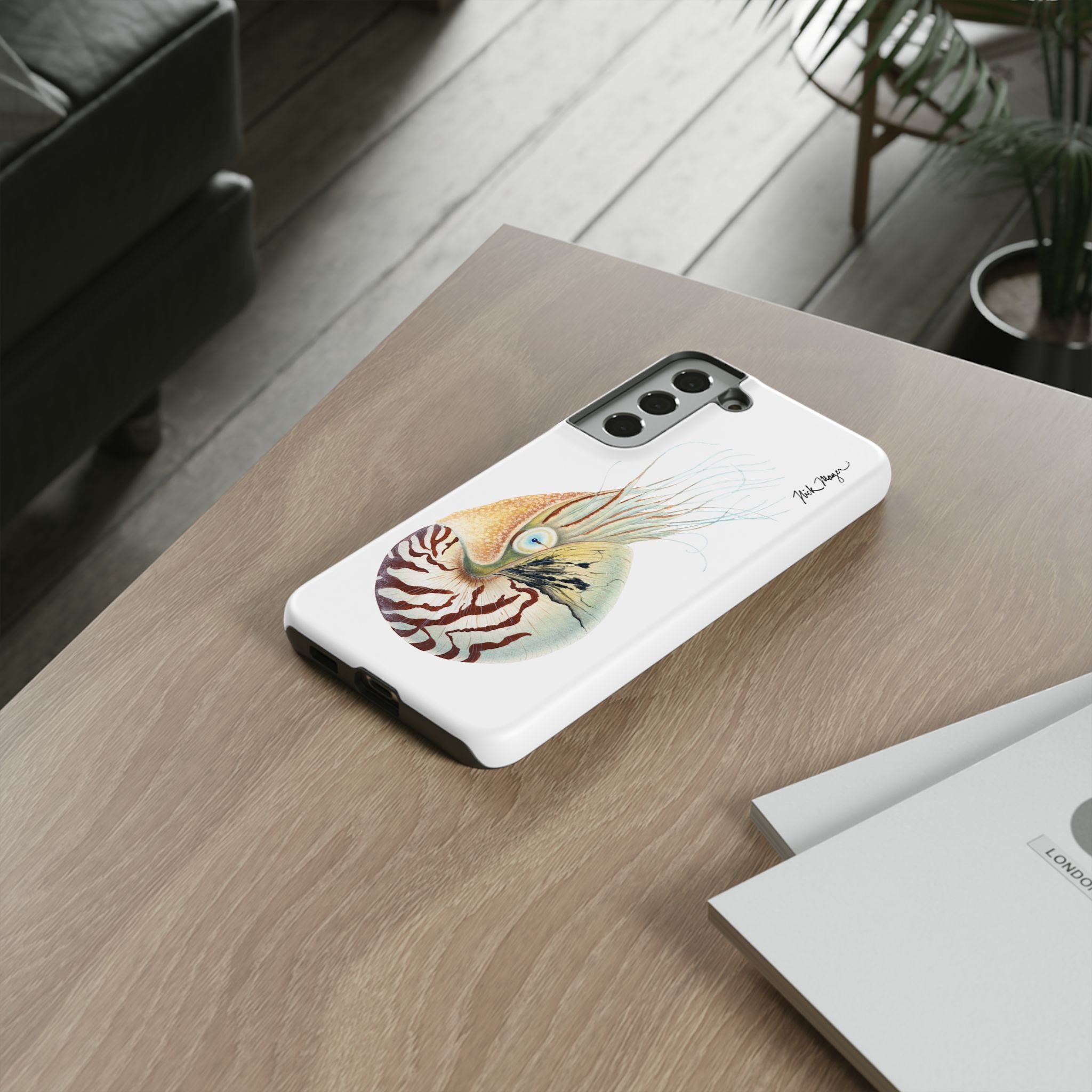 Chambered Nautilus Phone Case (Samsung) Printify