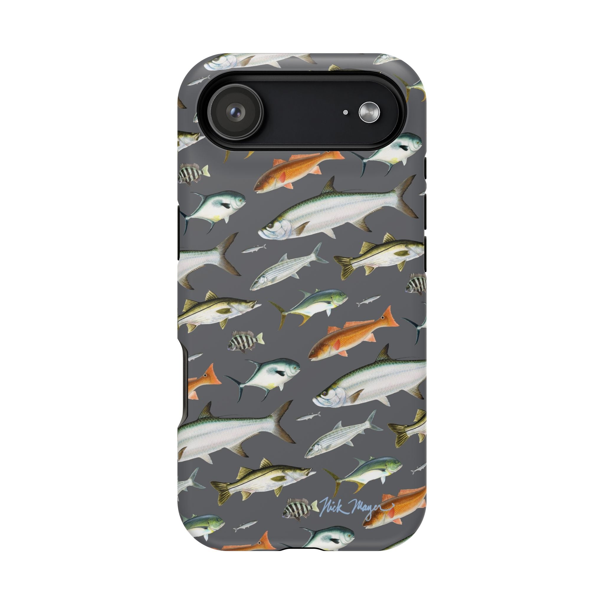 Southern Fish Grey MagSafe iPhone Case