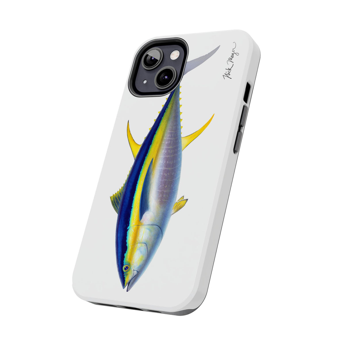 Yellowfin Tuna White Phone Case (iPhone) Printify