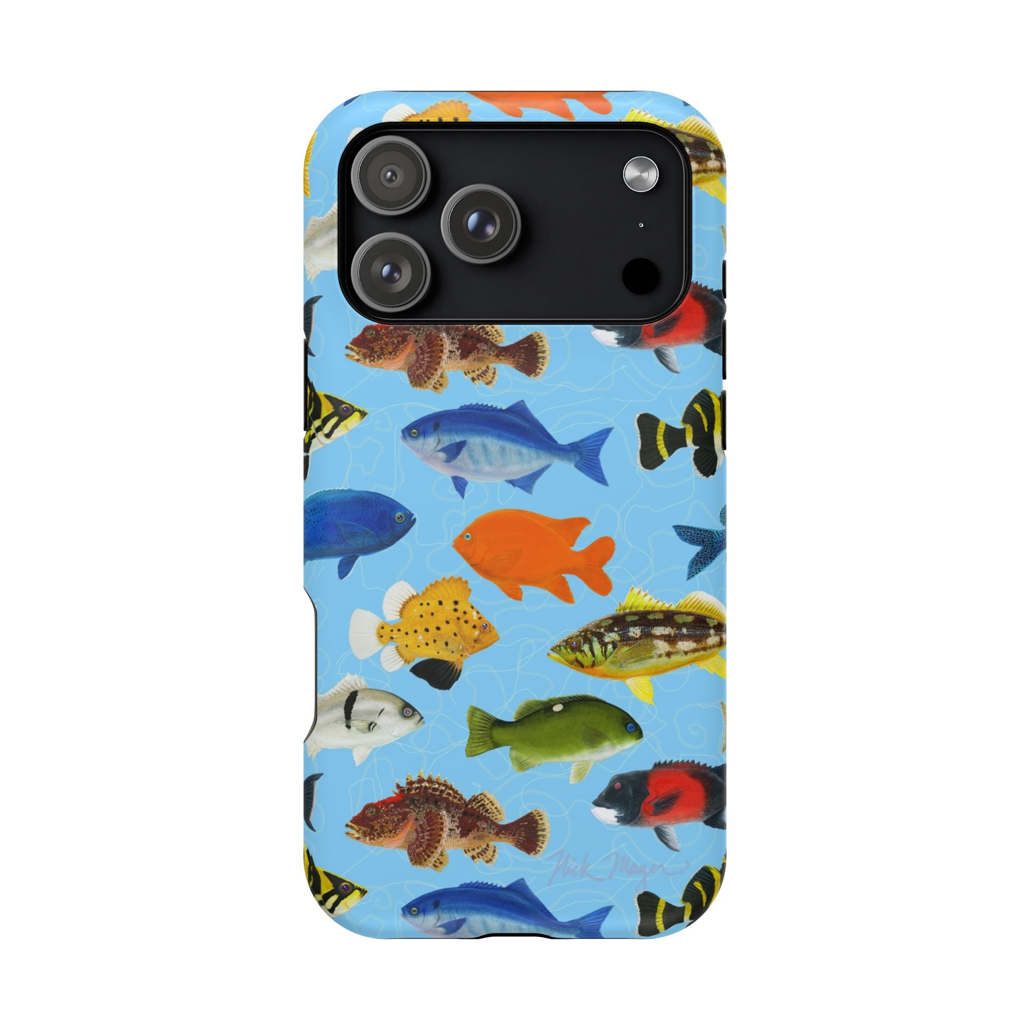 California Fish Blue MagSafe iPhone Case
