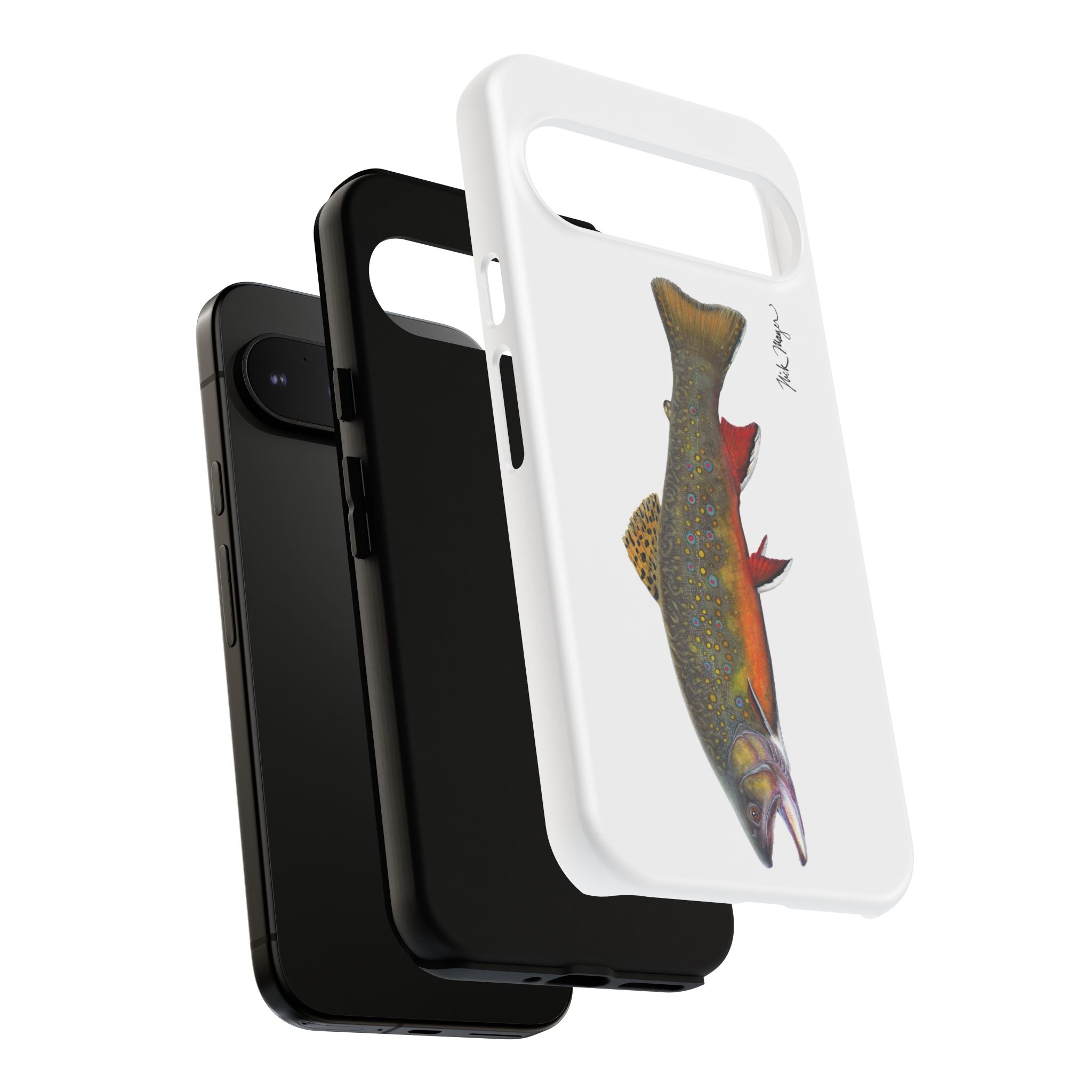 Brook Trout White Phone Case (Samsung)