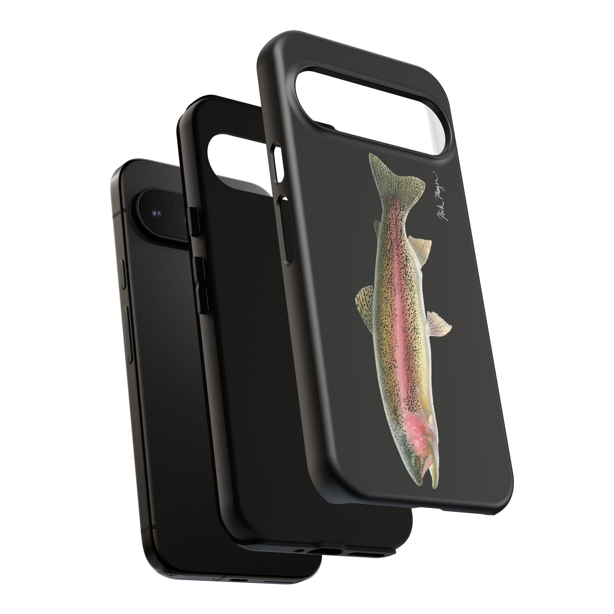 Rainbow Trout Black Phone Case (Samsung) Printify