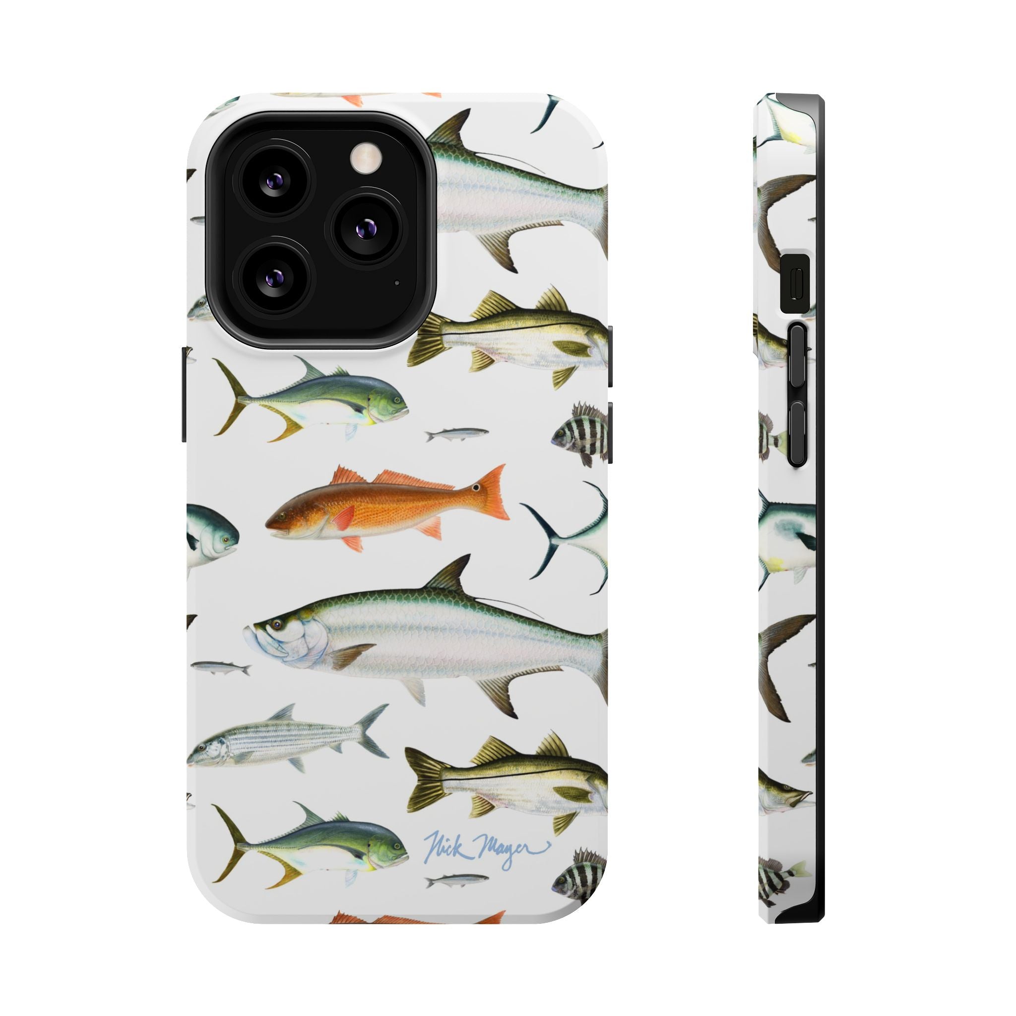 Southern Fish White MagSafe iPhone Case