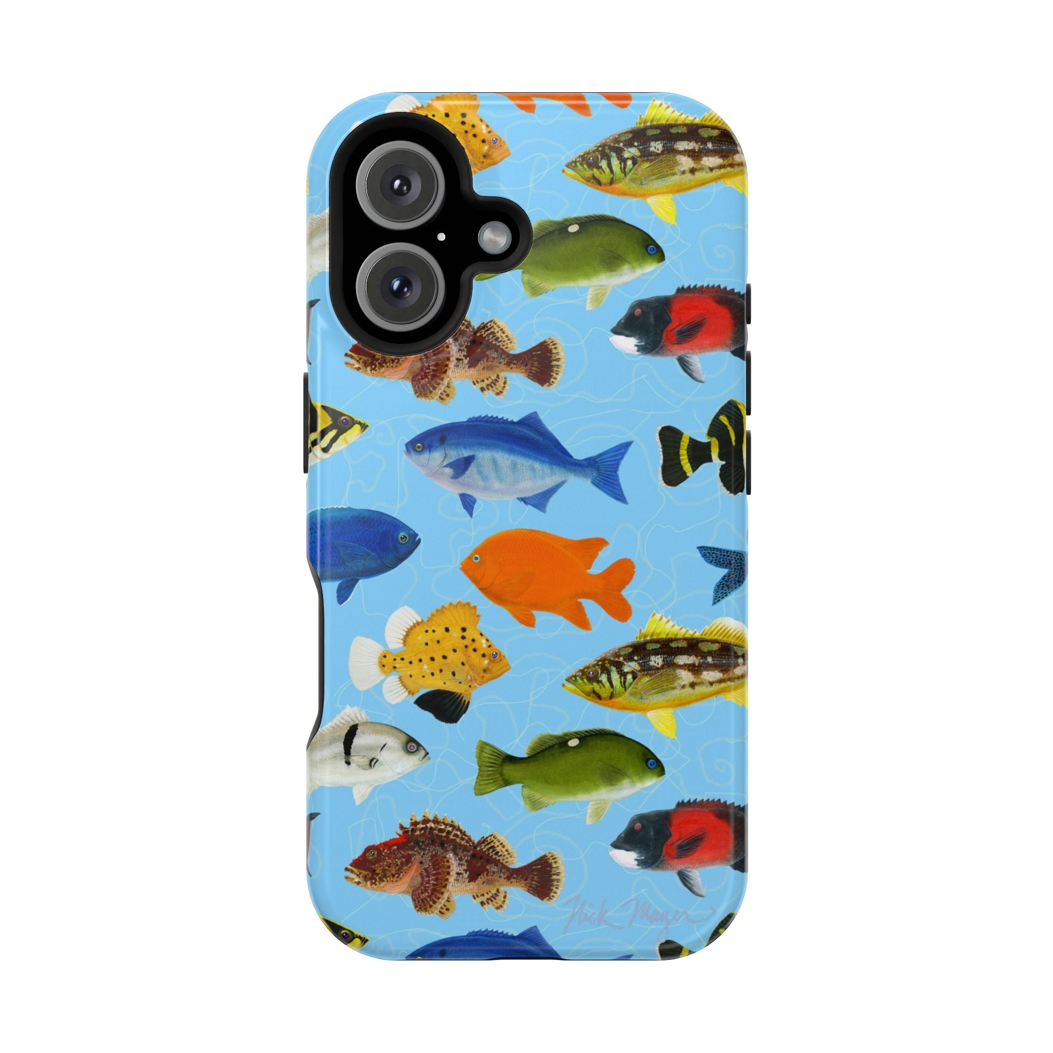 California Fish Blue MagSafe iPhone Case