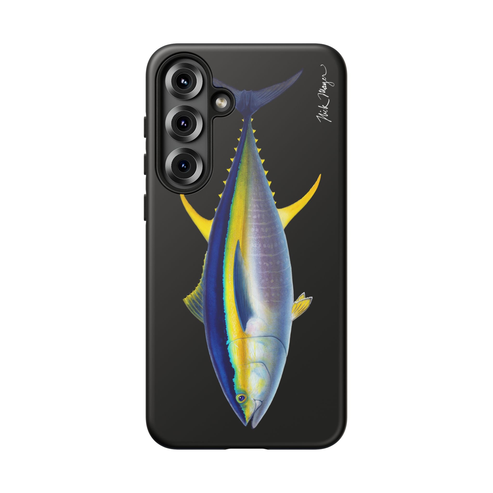 Yellowfin Tuna Black Phone Case (Samsung) Printify
