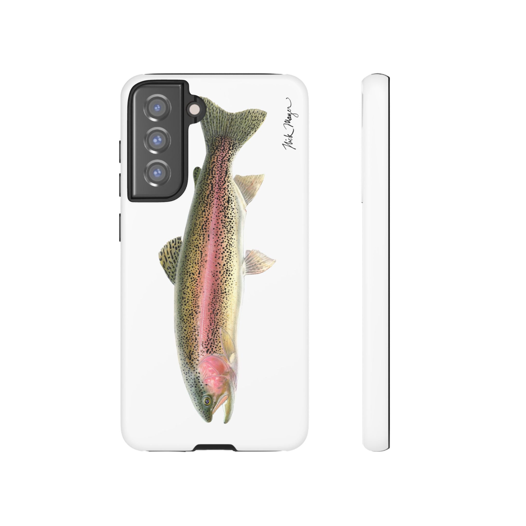 Rainbow Trout White Phone Case (Samsung) Printify