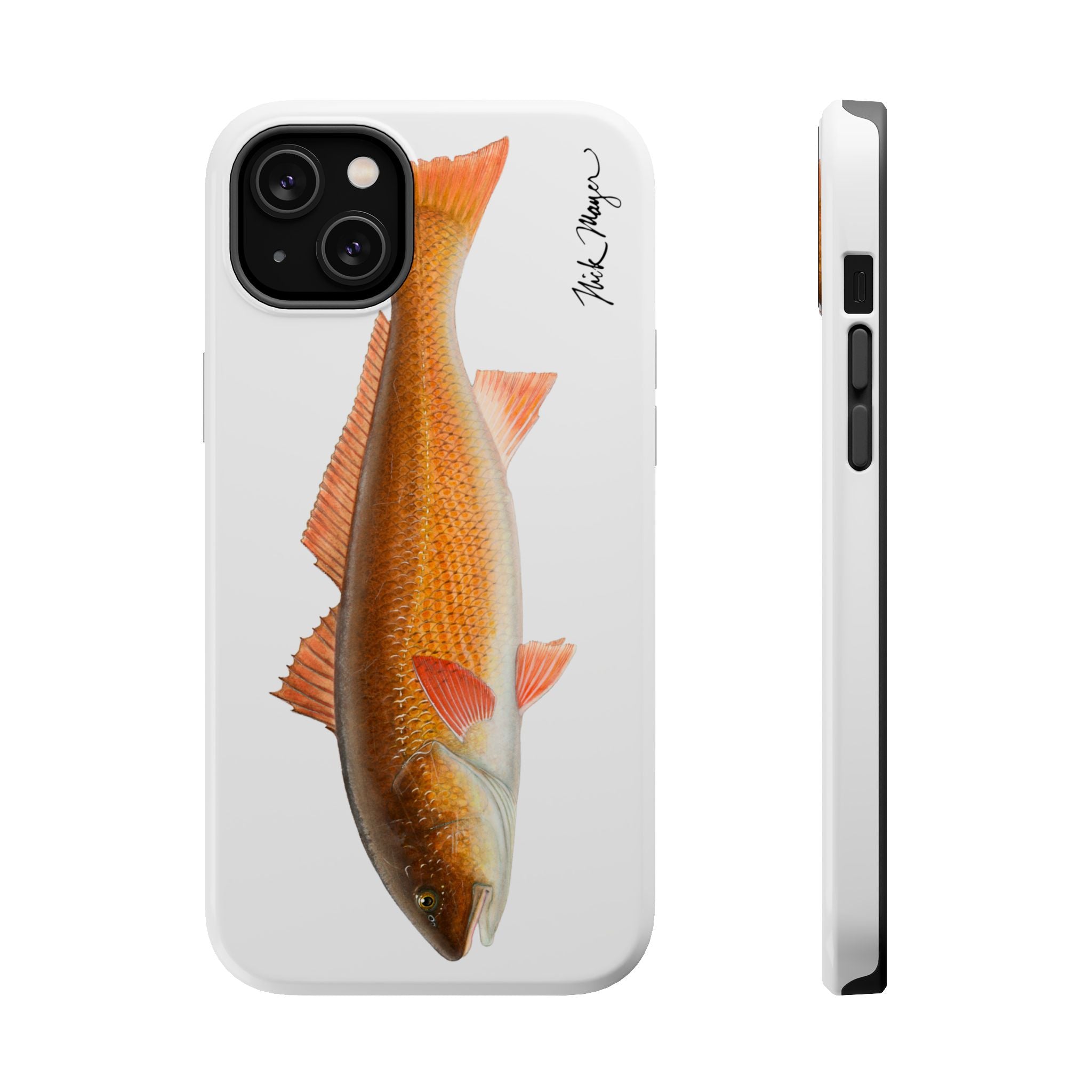Redfish MagSafe White iPhone Case