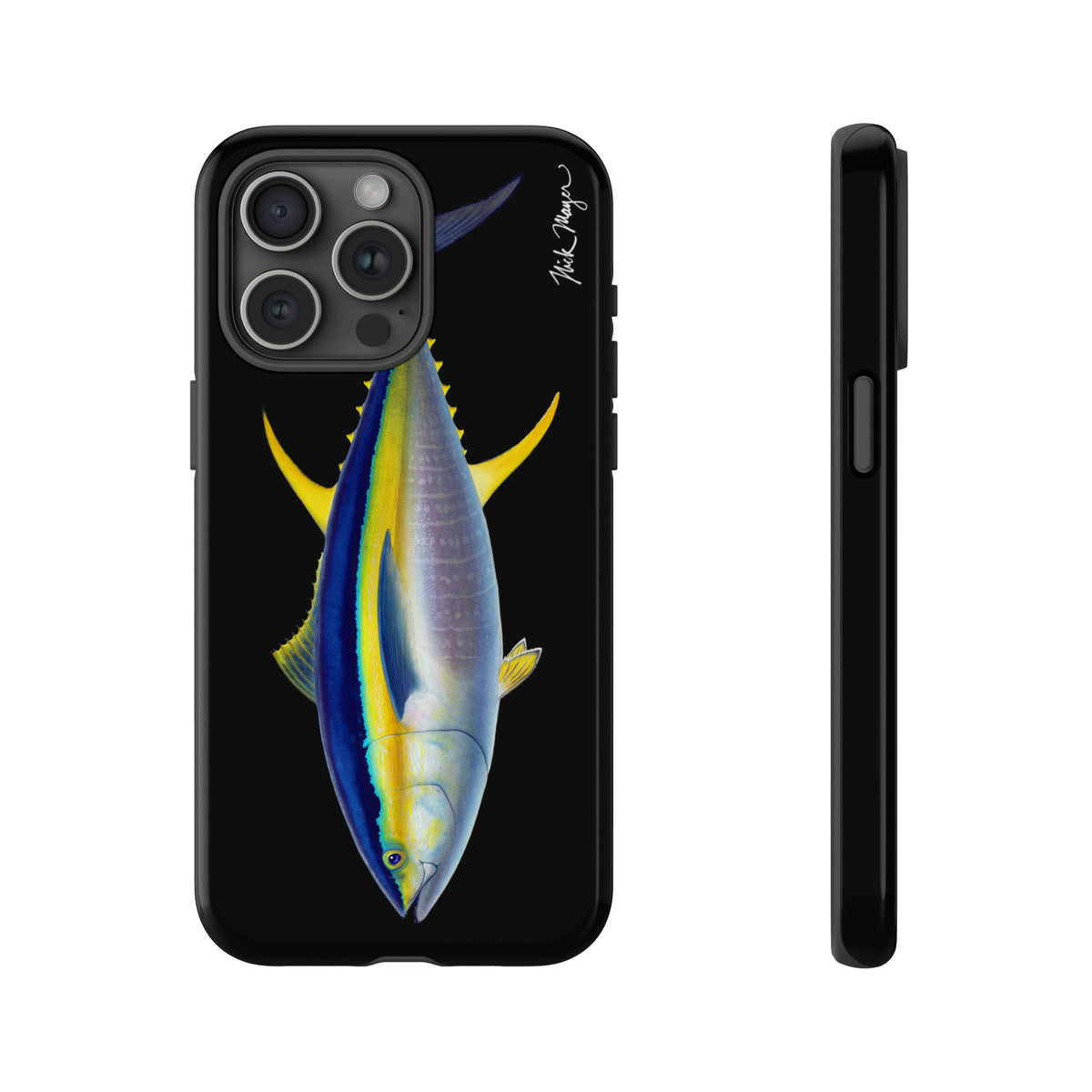 Yellowfin Tuna Black iPhone 15 Case