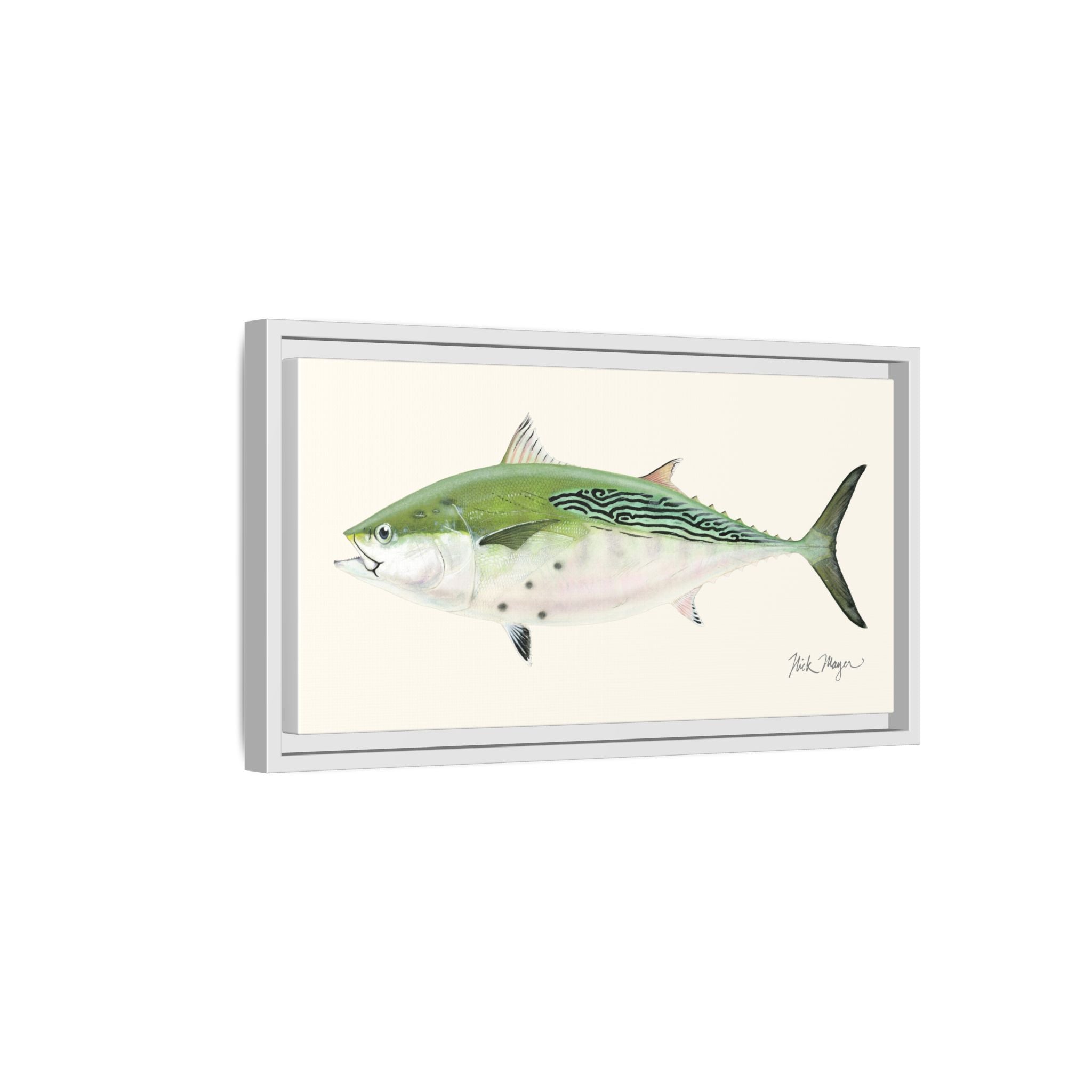 Albie Framed Canvas Print