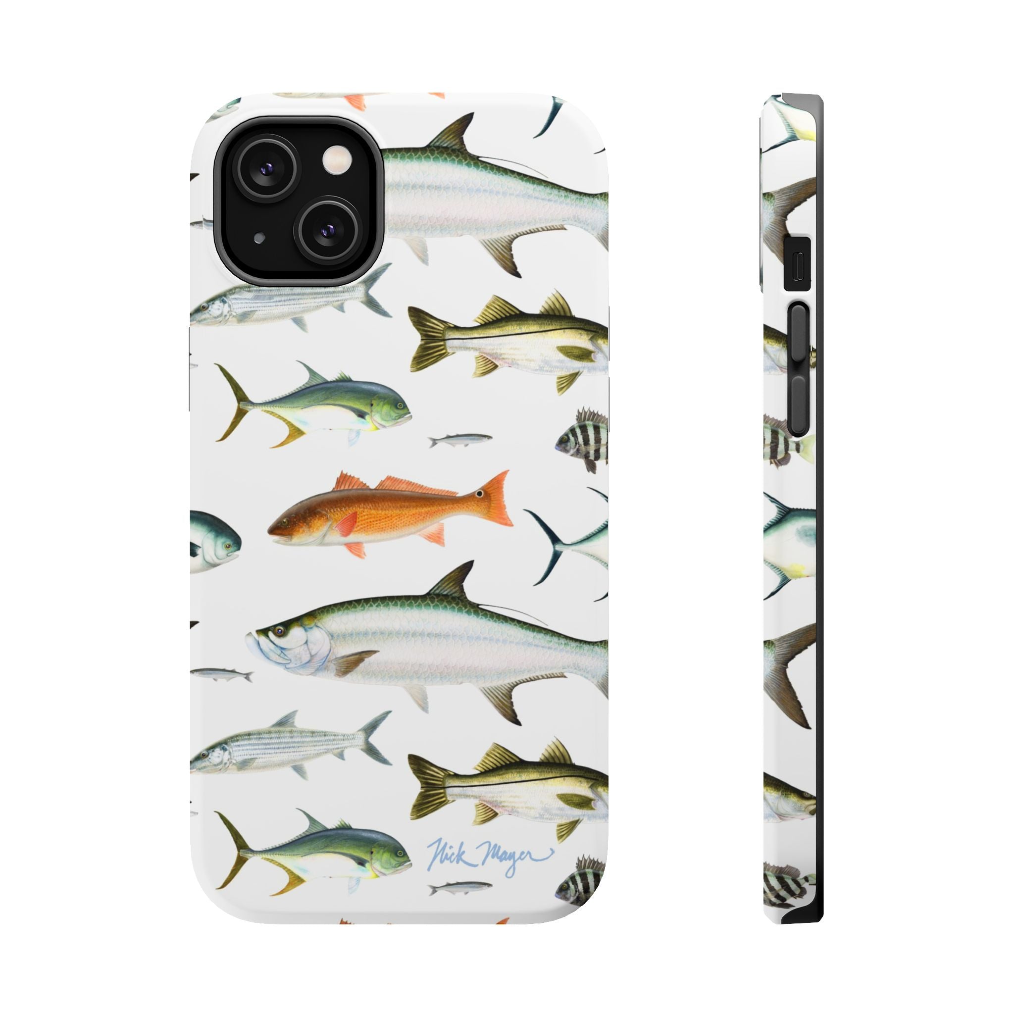 Southern Fish White MagSafe iPhone Case