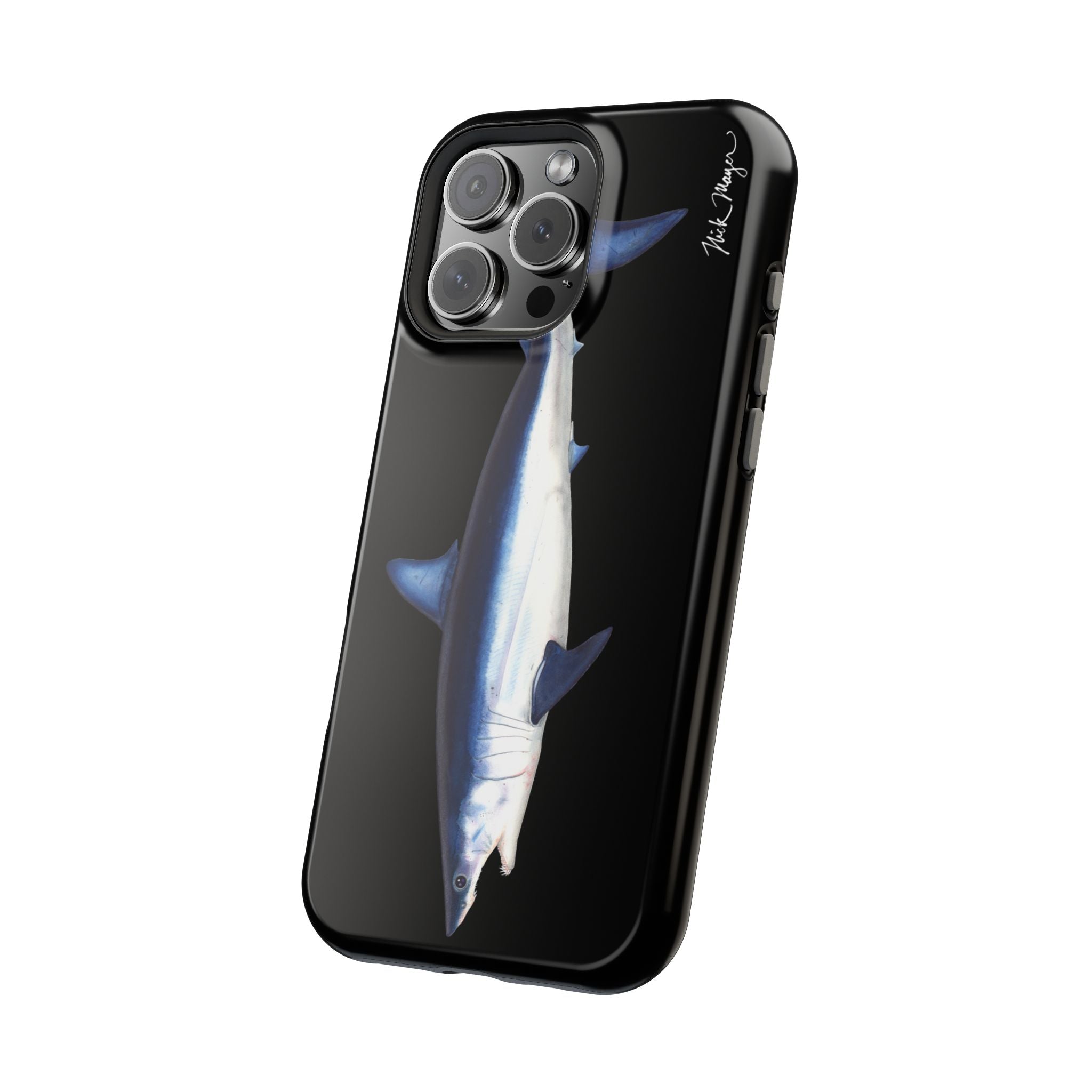 Mako Shark MagSafe Black iPhone Case