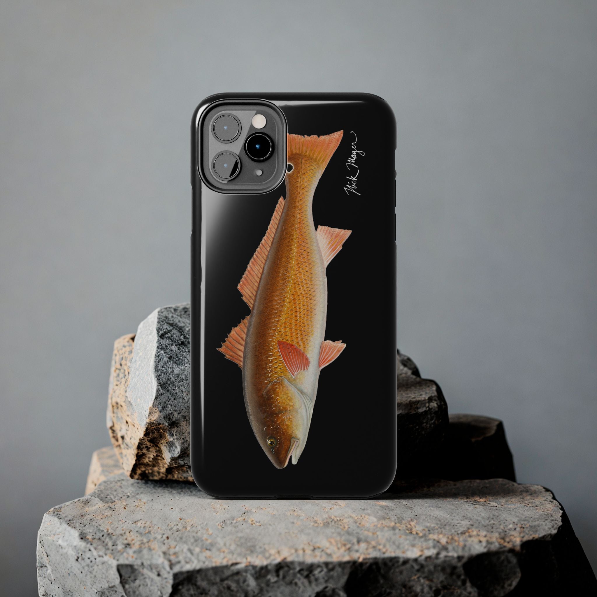 Redfish Black Phone Case (iPhone)