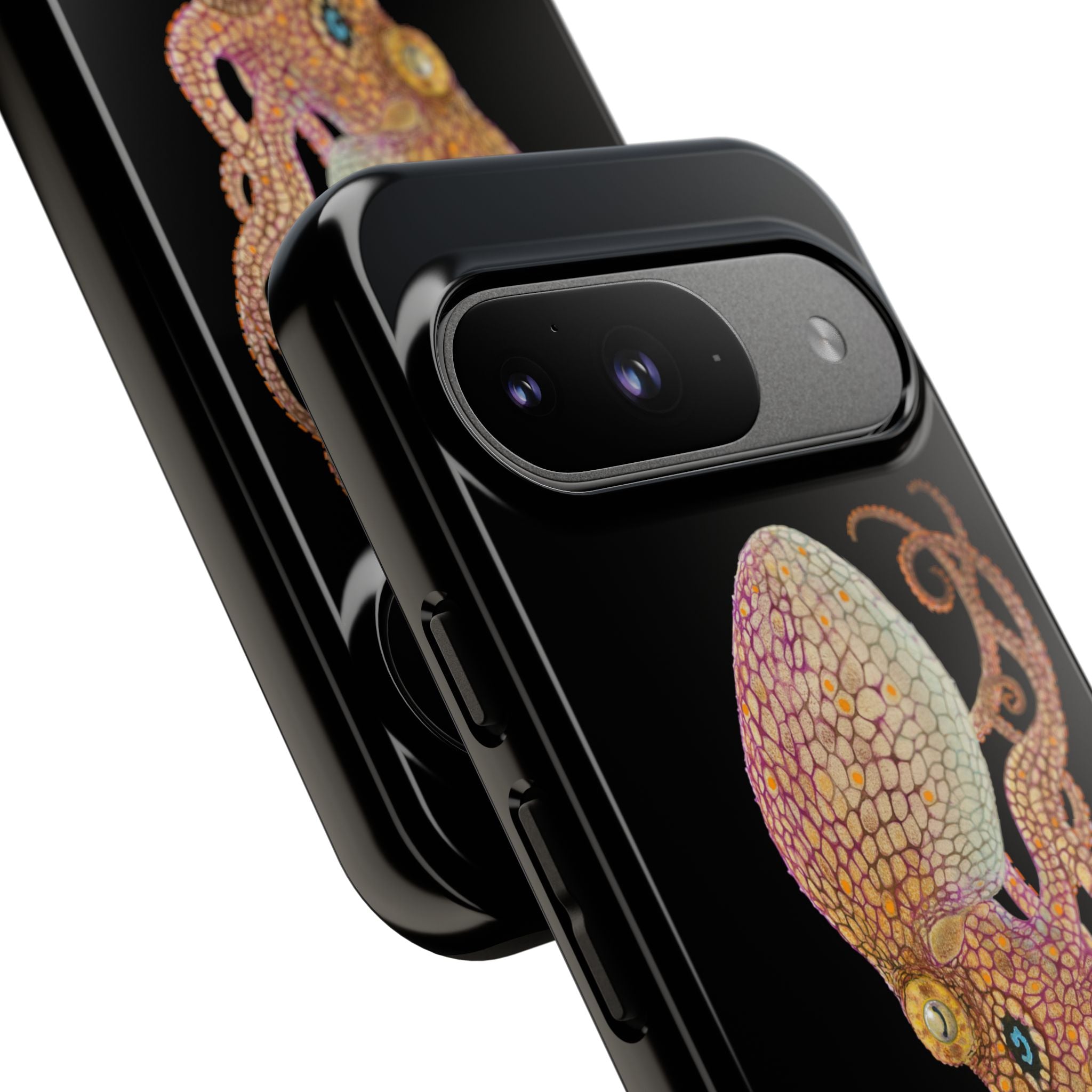 Two Spot Octopus Black Phone Case (Samsung)