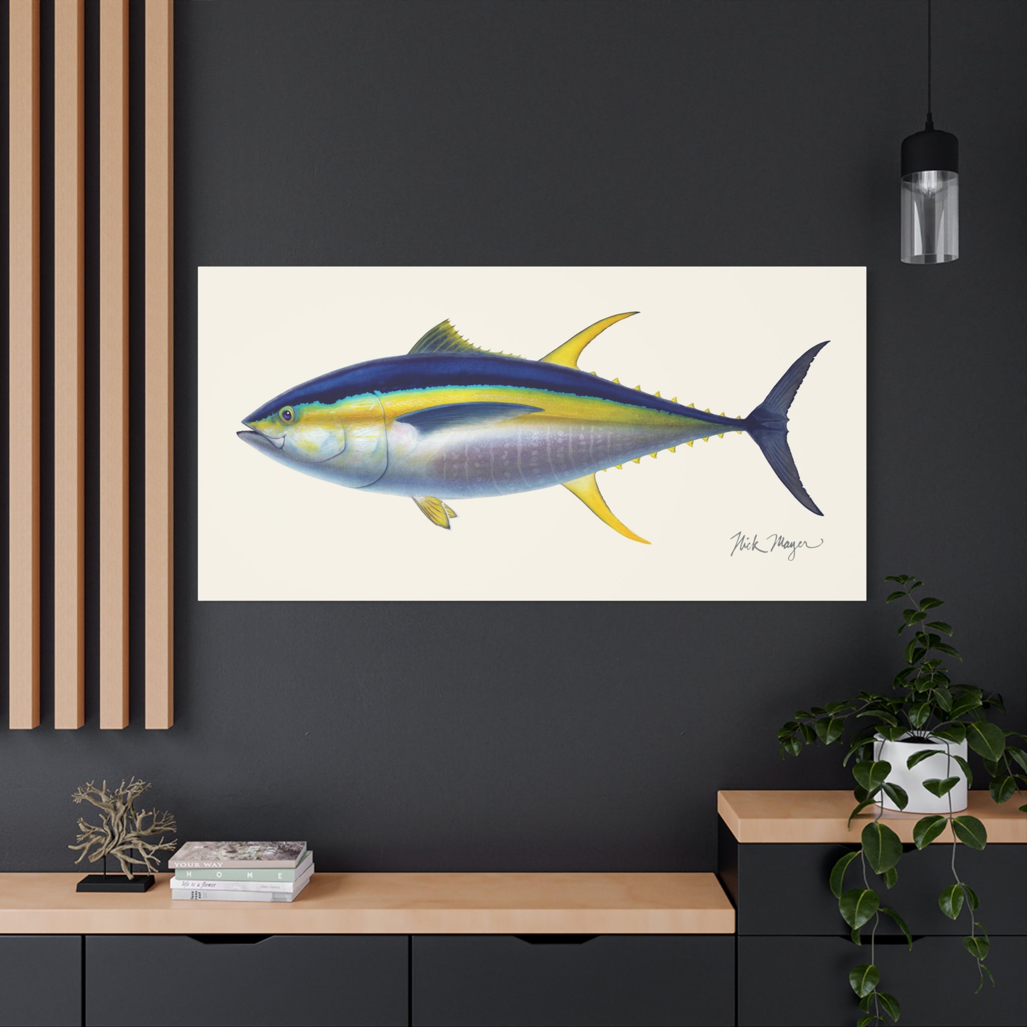 Yellowfin Tuna Canvas Print