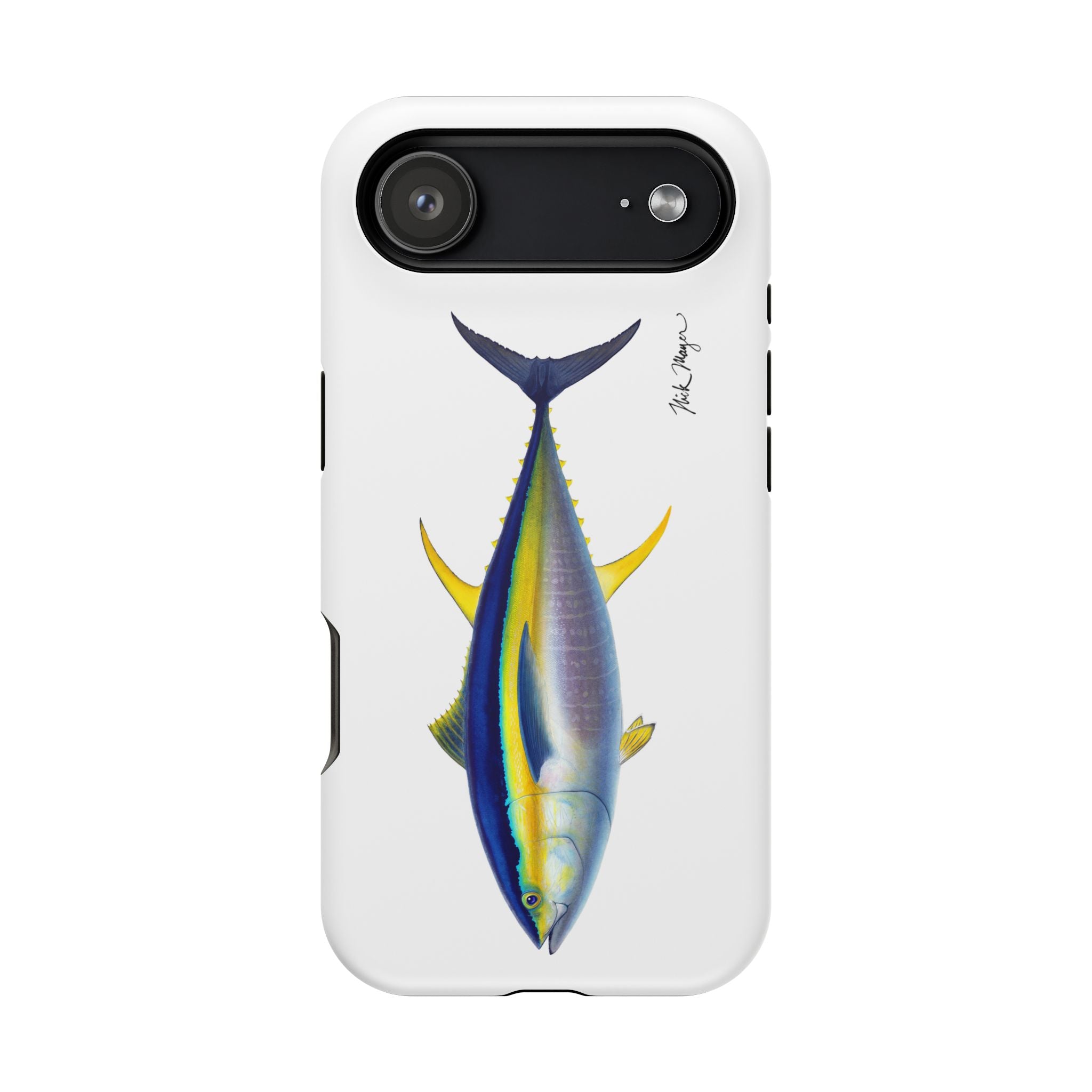 Yellowfin Tuna MagSafe White iPhone Case