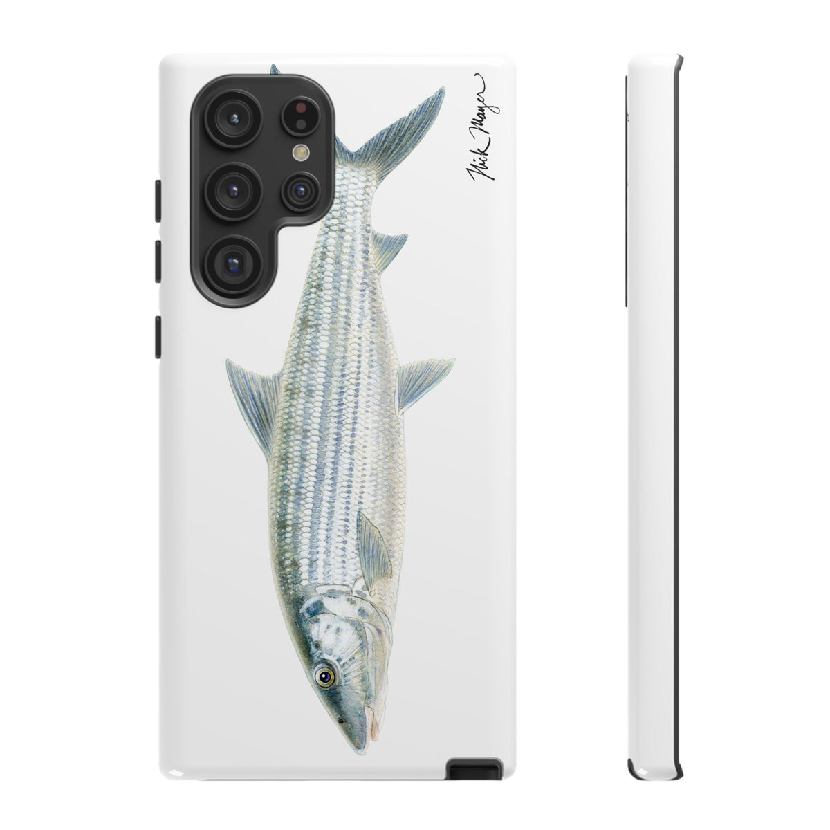 Bonefish White Phone Case (Samsung) Printify