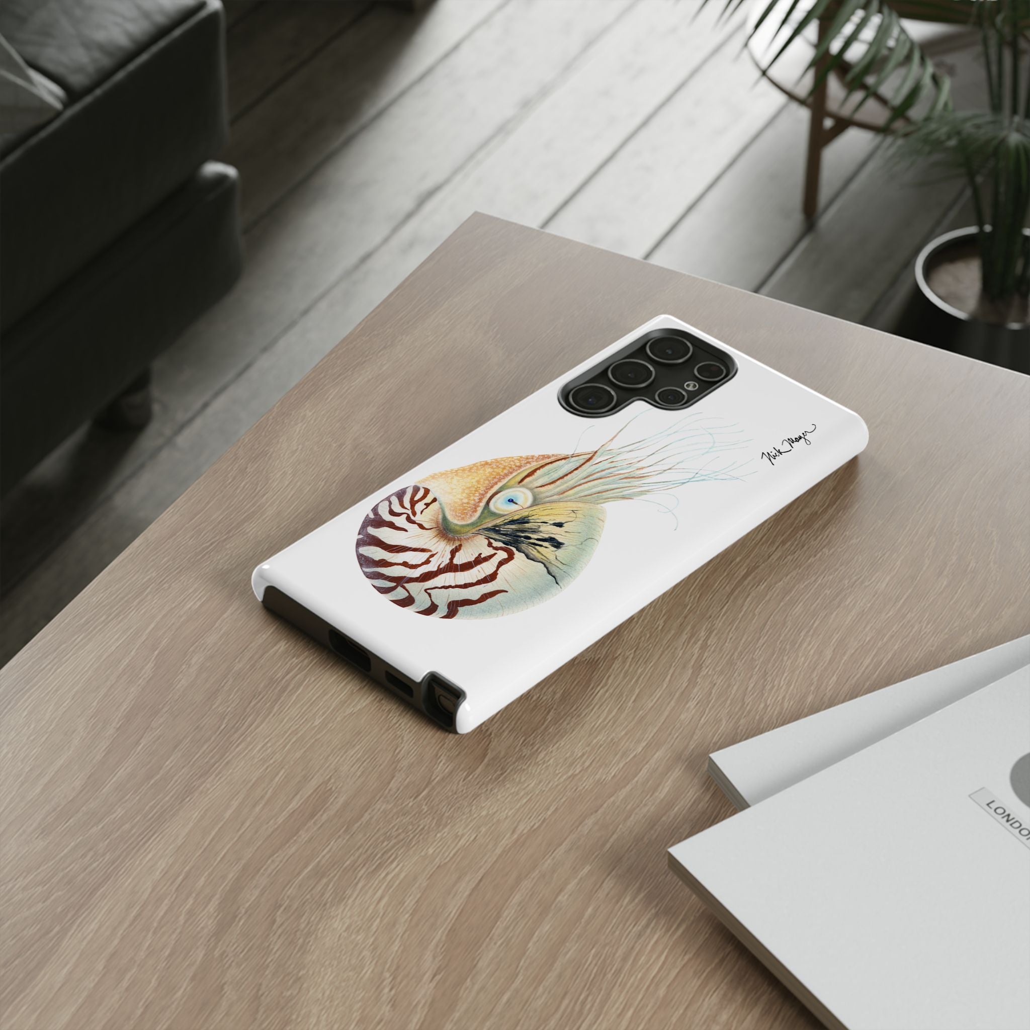 Chambered Nautilus Phone Case (Samsung) Printify