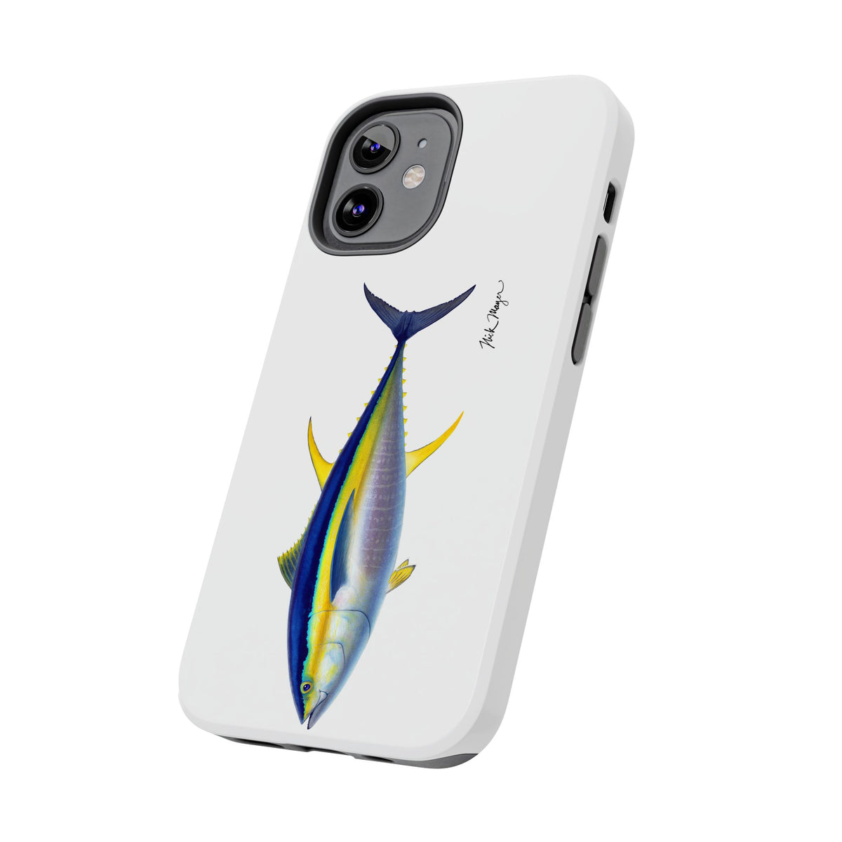 Yellowfin Tuna White Phone Case (iPhone) Printify