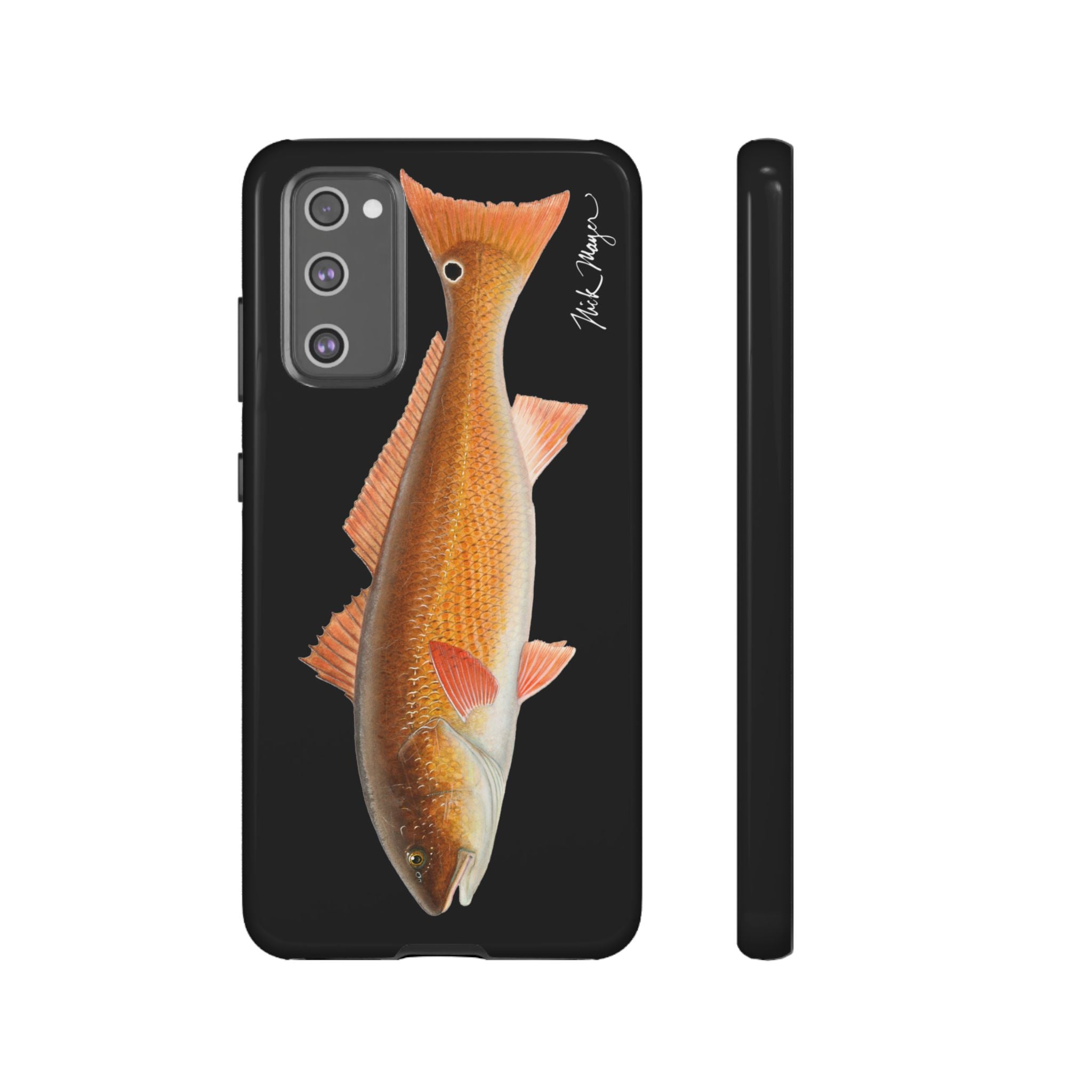 Redfish Black Phone Case (Samsung) Printify