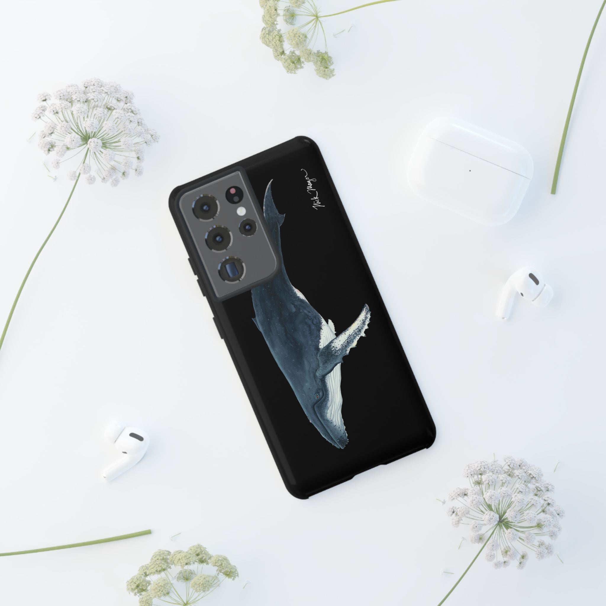 Humpback Black Phone Case (Samsung)