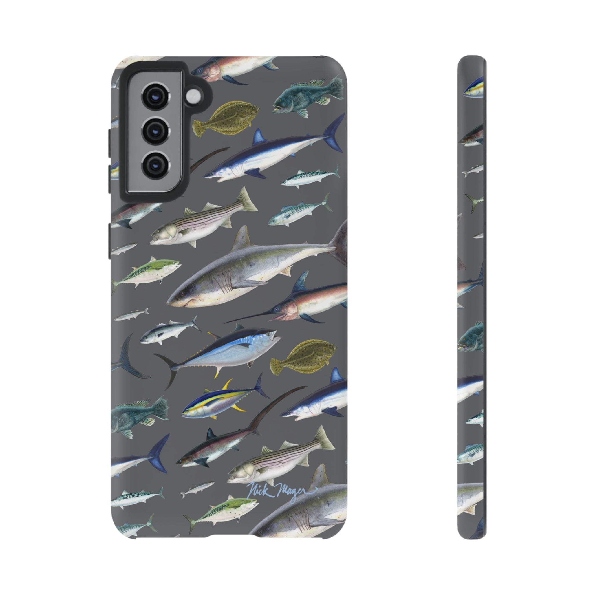 New England Offshore Fish Grey Phone Case, NEW!  (Samsung)