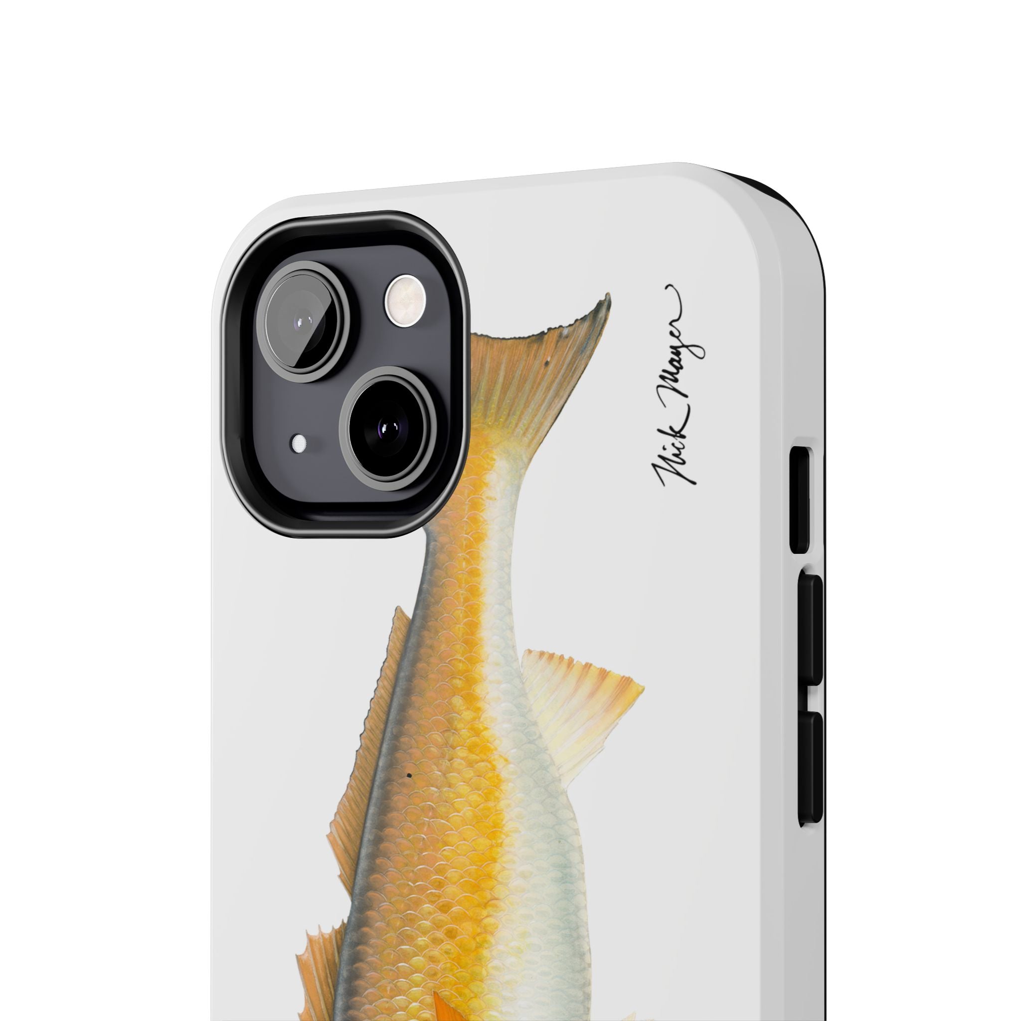 Bull Redfish White Phone Case (iPhone)
