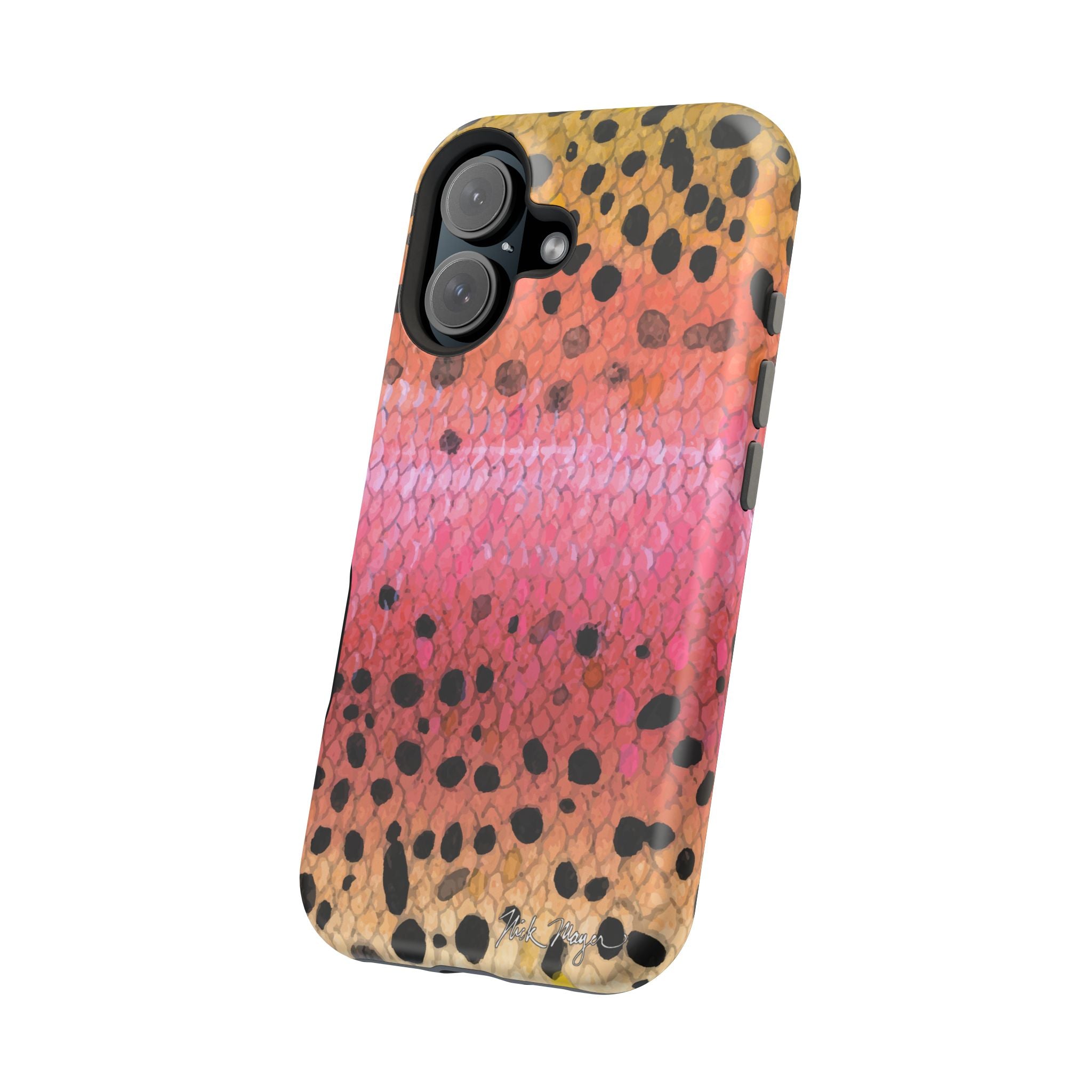 Rainbow Trout Skin MagSafe iPhone Case