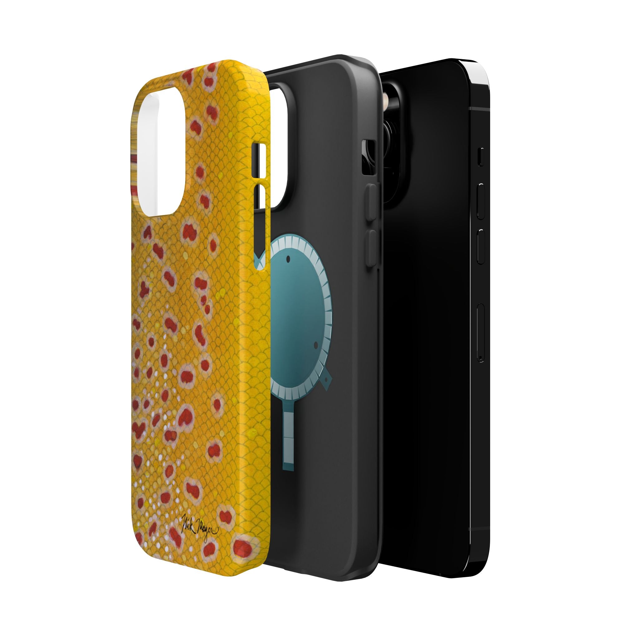 Brown Trout 3 Skin MagSafe iPhone Case