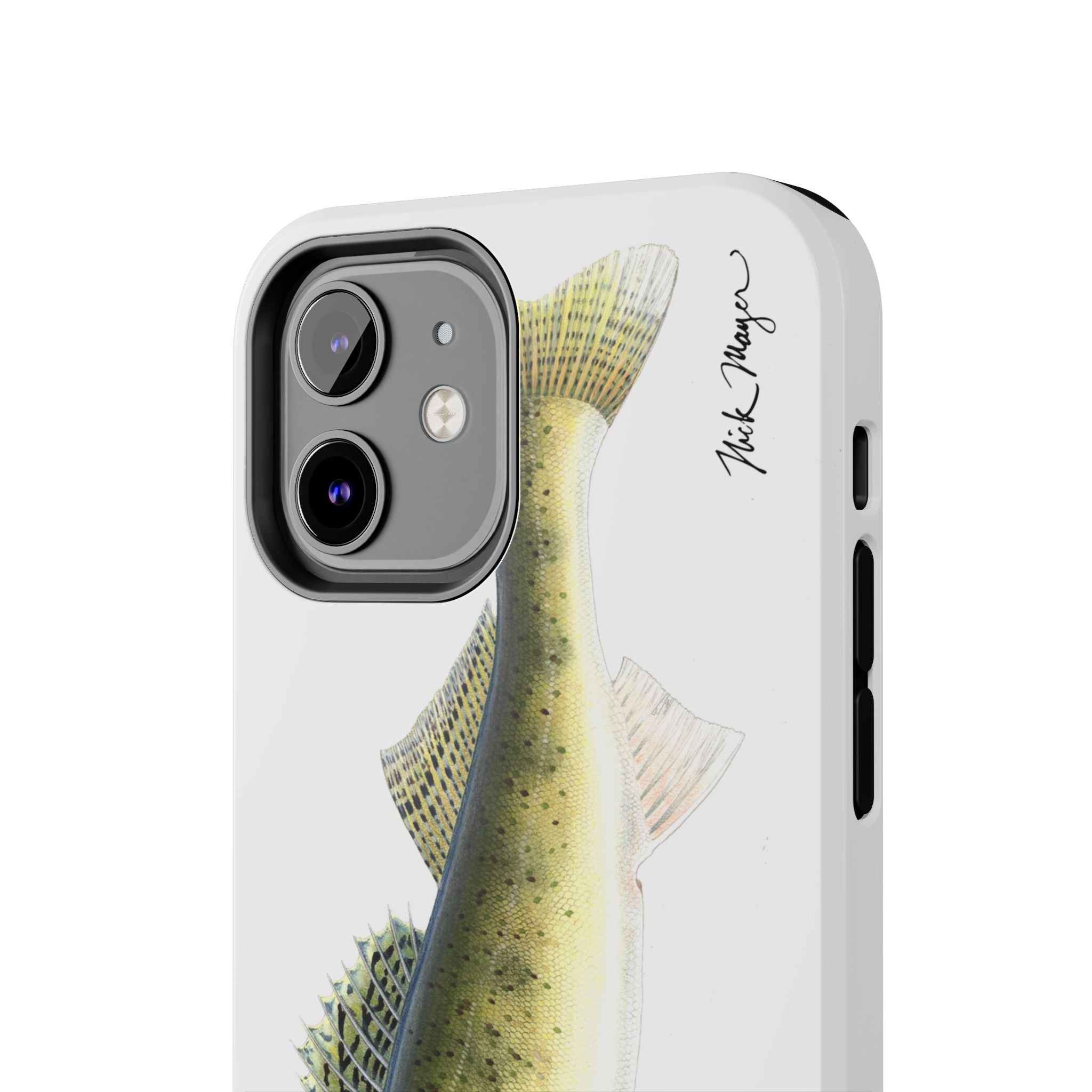 Walleye White Phone Case (iPhone)